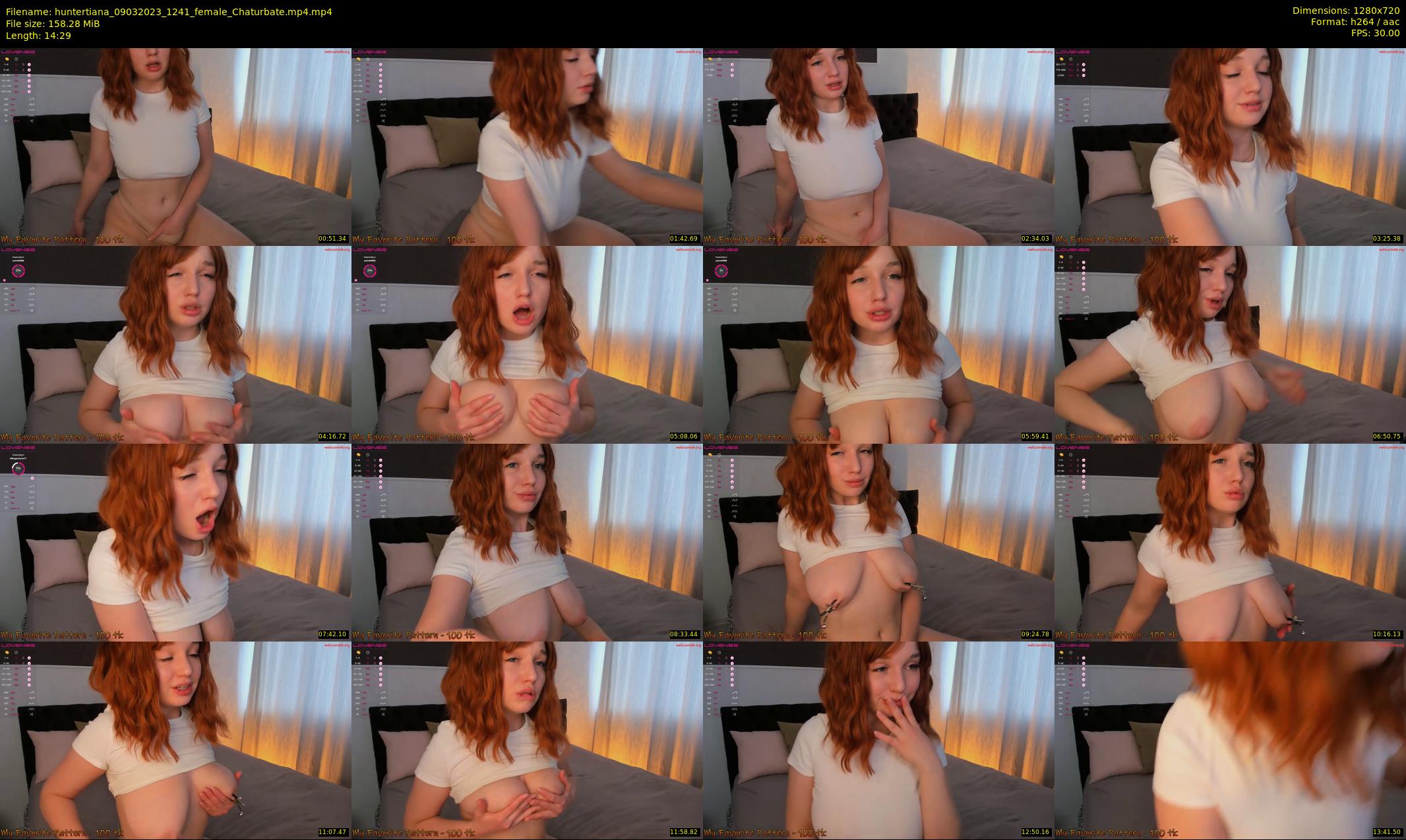 huntertiana — 15 minute Chaturbate female cam show recording, 720p, Mar 9, 2023