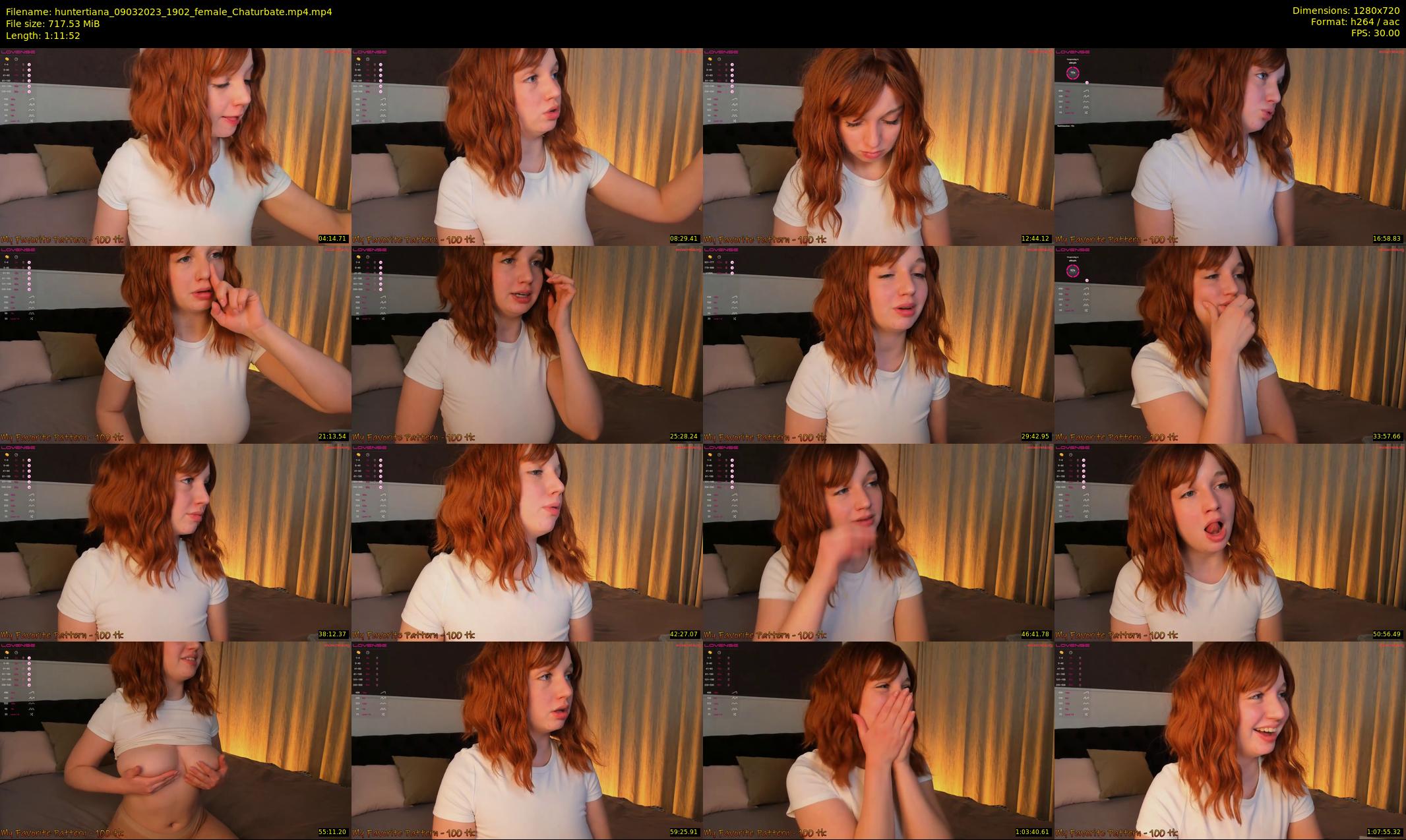 huntertiana — 72 minute Chaturbate female cam show recording, 720p, Mar 9, 2023