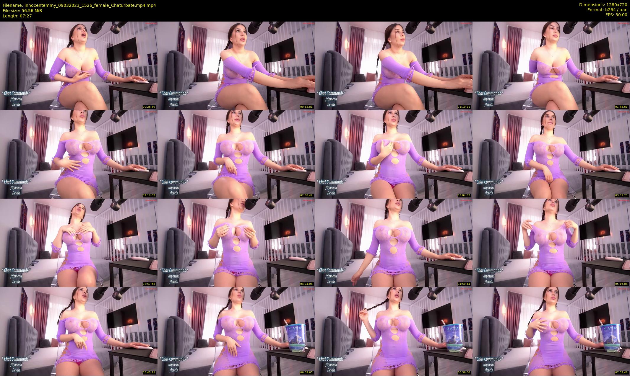 innocentemmy — 8 minute Chaturbate female cam show recording, 720p, Mar 9, 2023