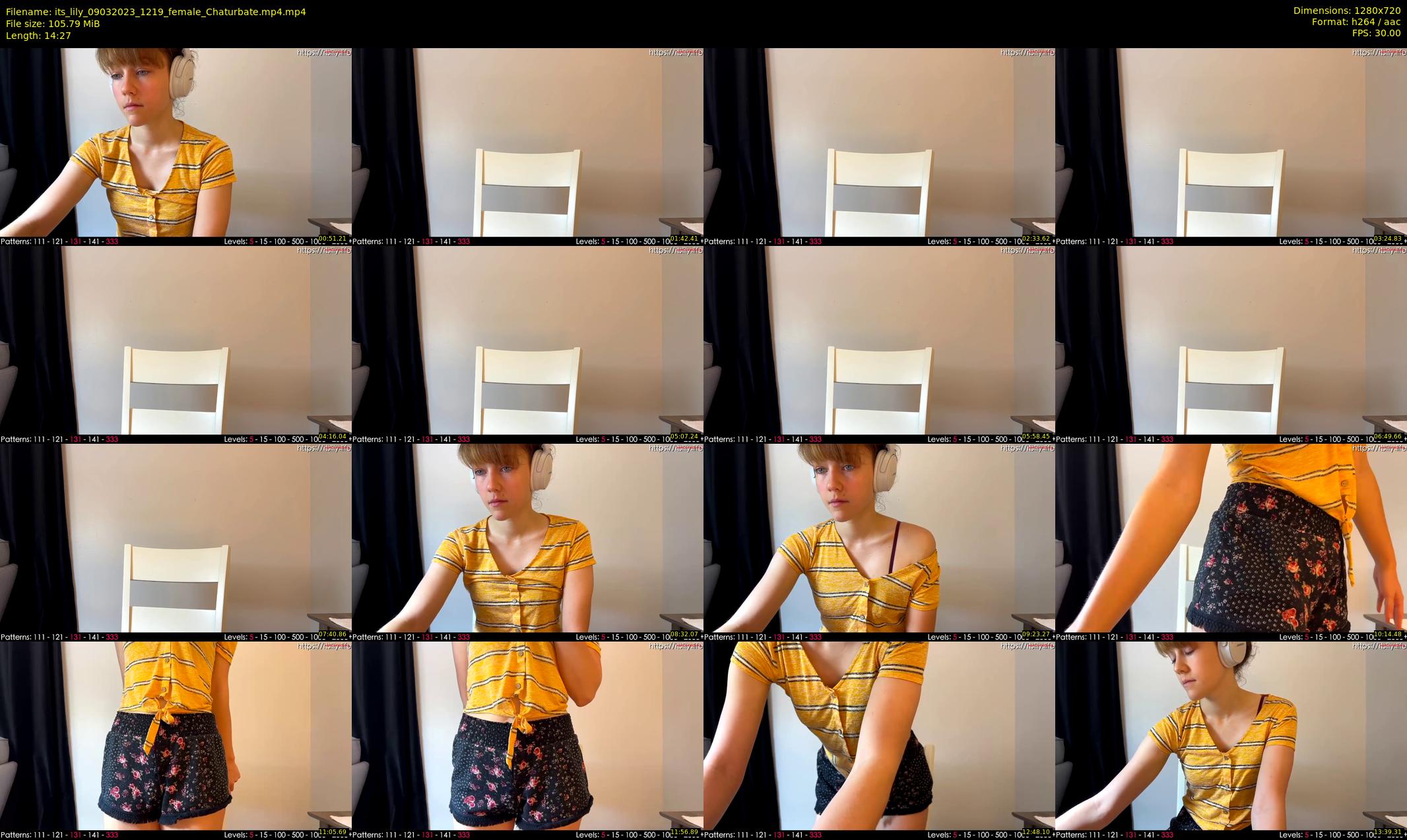 its_lily — 15 minute Chaturbate female cam show recording, 720p, Mar 9, 2023