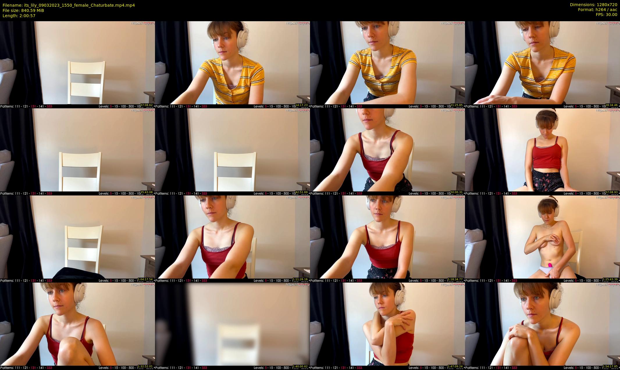 its_lily — 121 minute Chaturbate female cam show recording, 720p, Mar 9, 2023