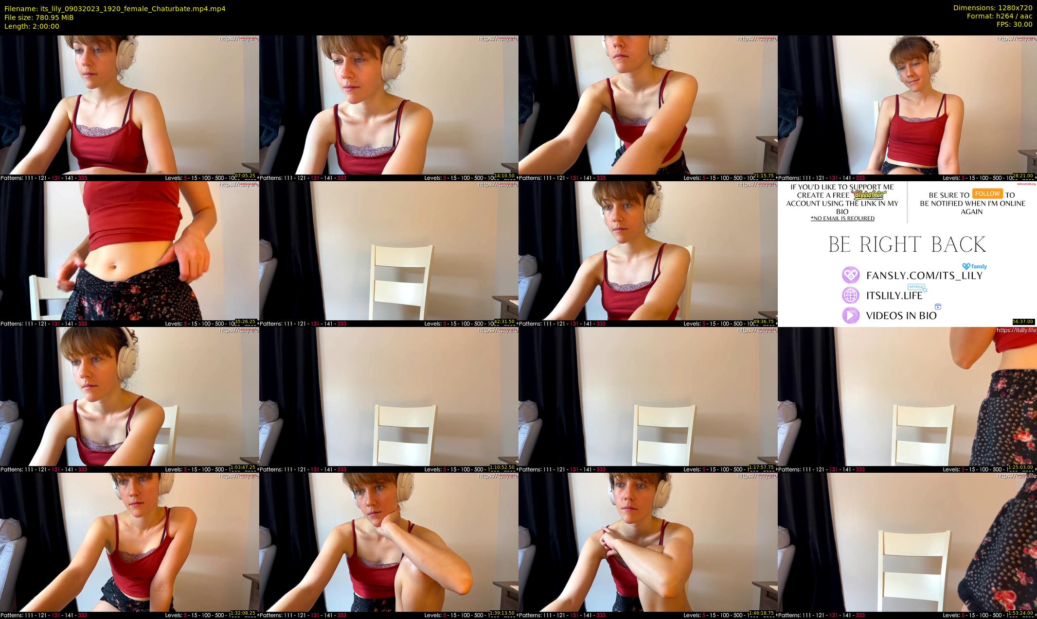 its_lily — 120 minute Chaturbate female cam show recording, 720p, Mar 9, 2023