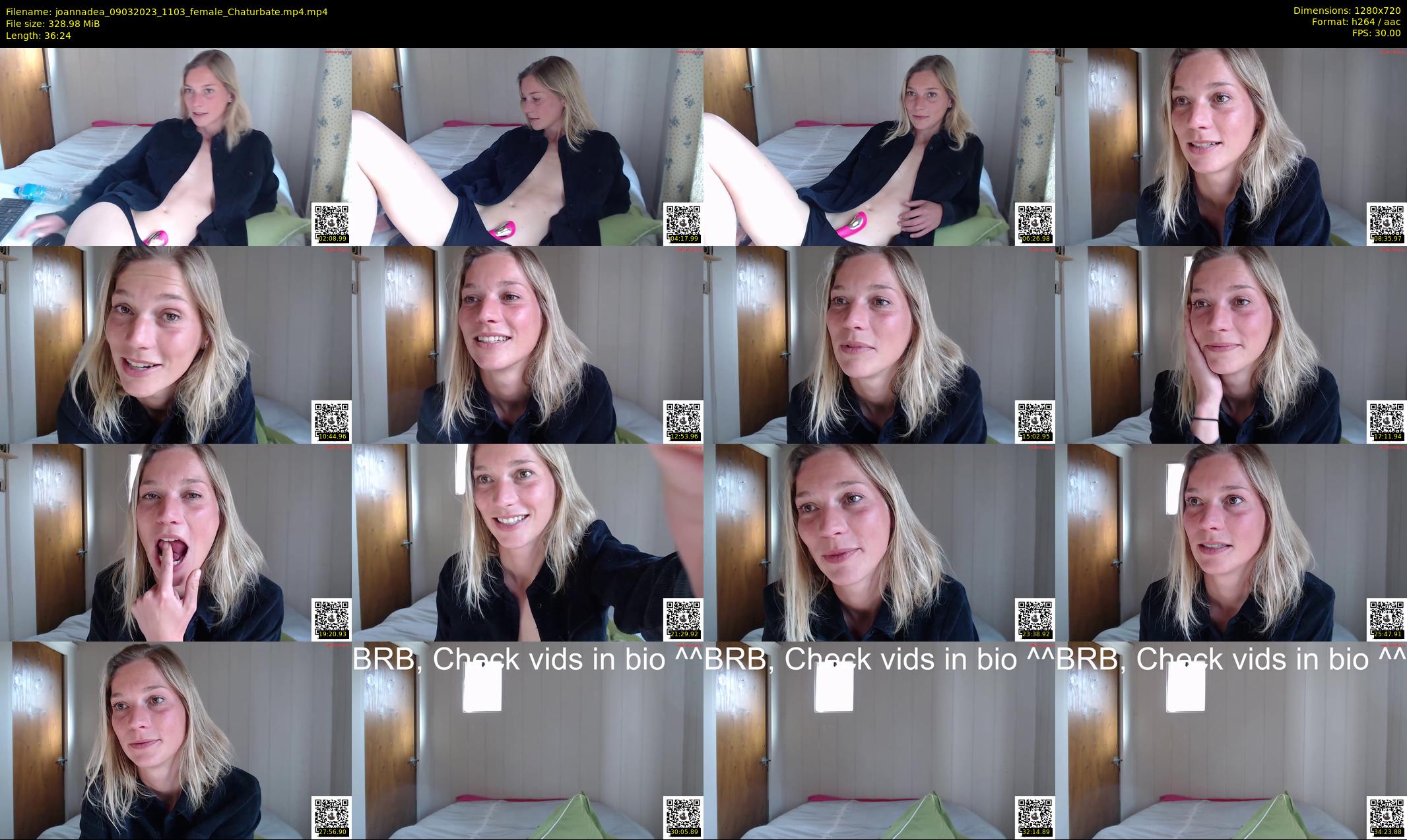 joannadea — 37 minute Chaturbate female cam show recording, 720p, Mar 9, 2023