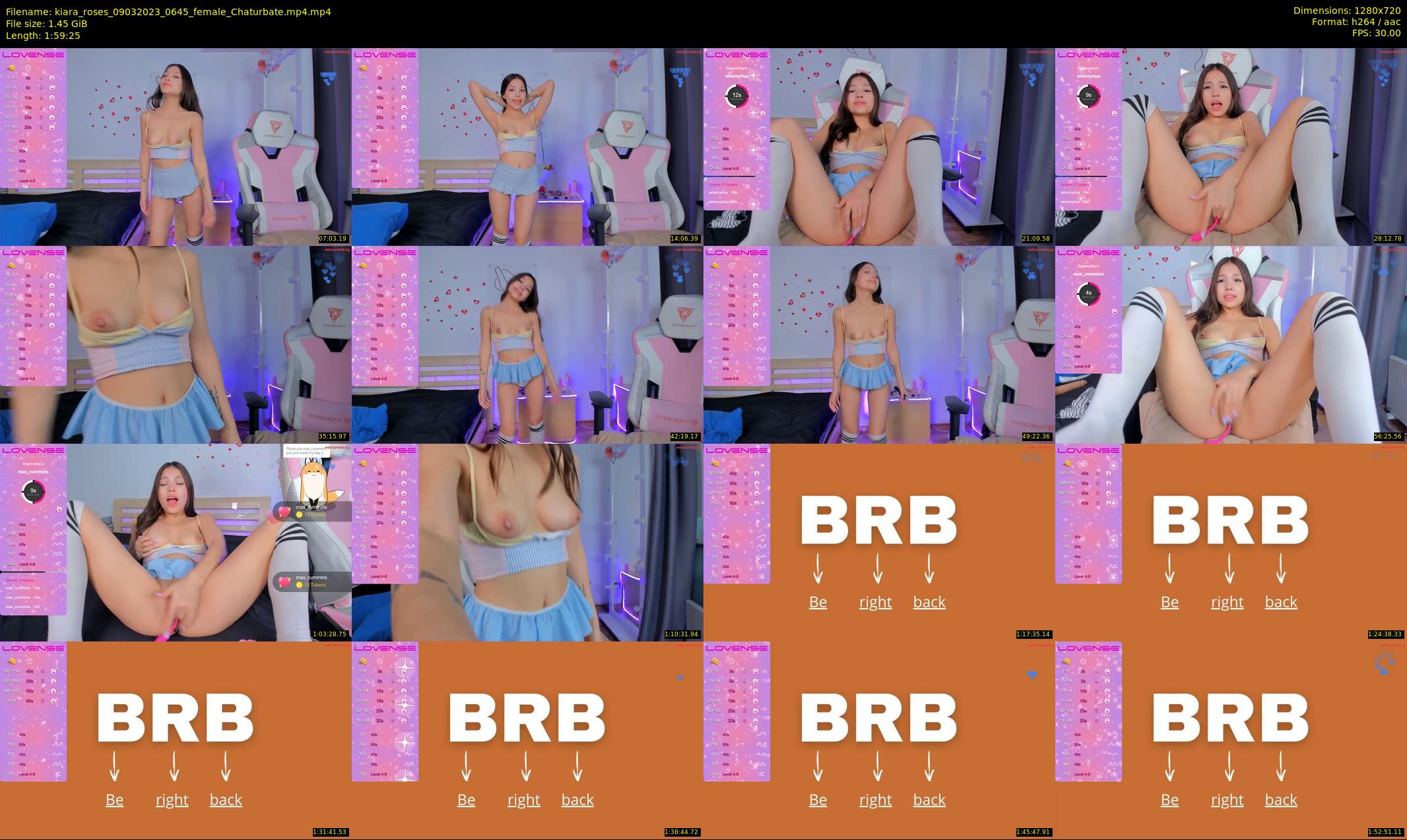 kiara_roses — 120 minute Chaturbate female cam show recording, 720p, Mar 9, 2023