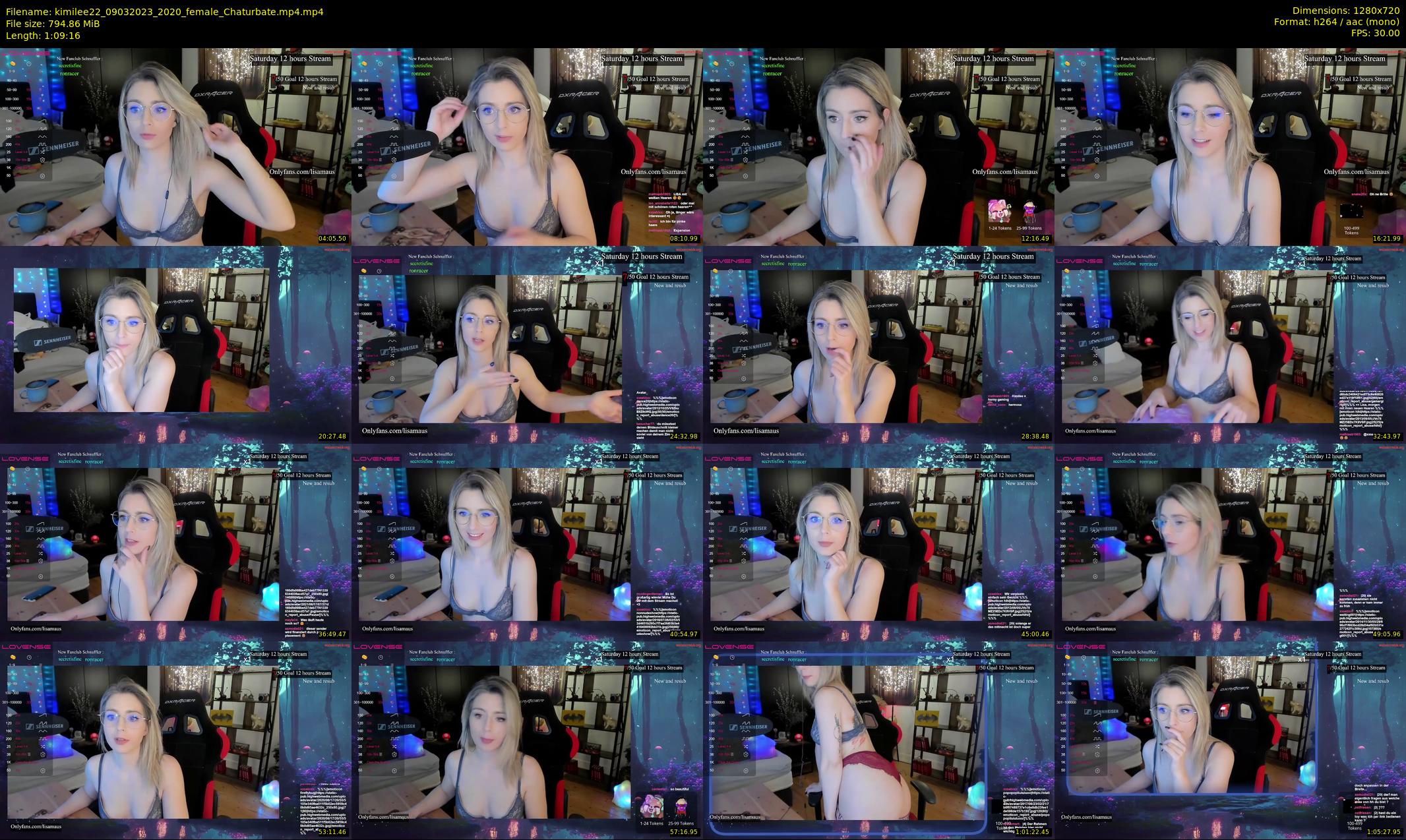 kimilee22 — 70 minute Chaturbate female cam show recording, 720p, Mar 9, 2023