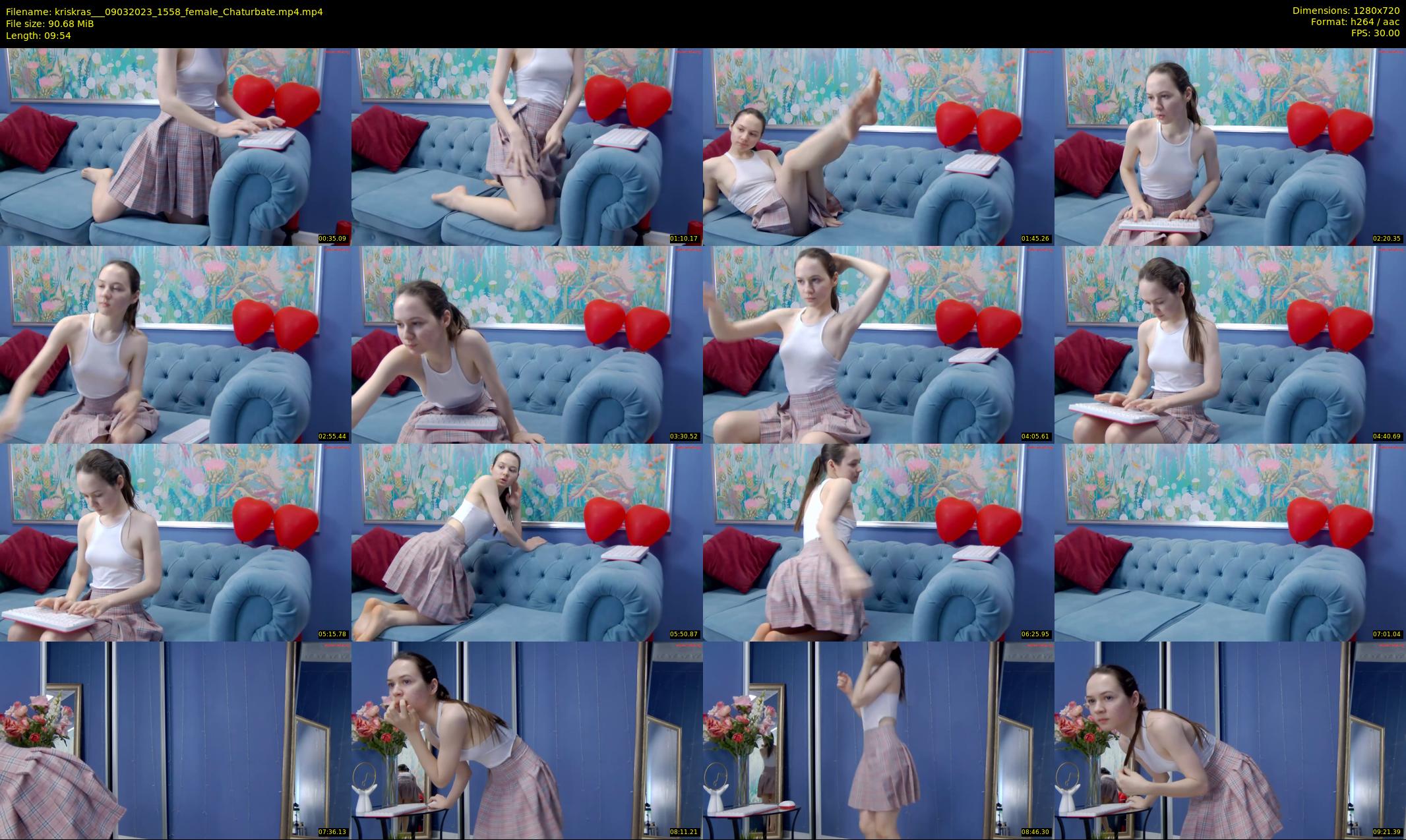 kriskras__ — 10 minute Chaturbate female cam show recording, 720p, Mar 9, 2023