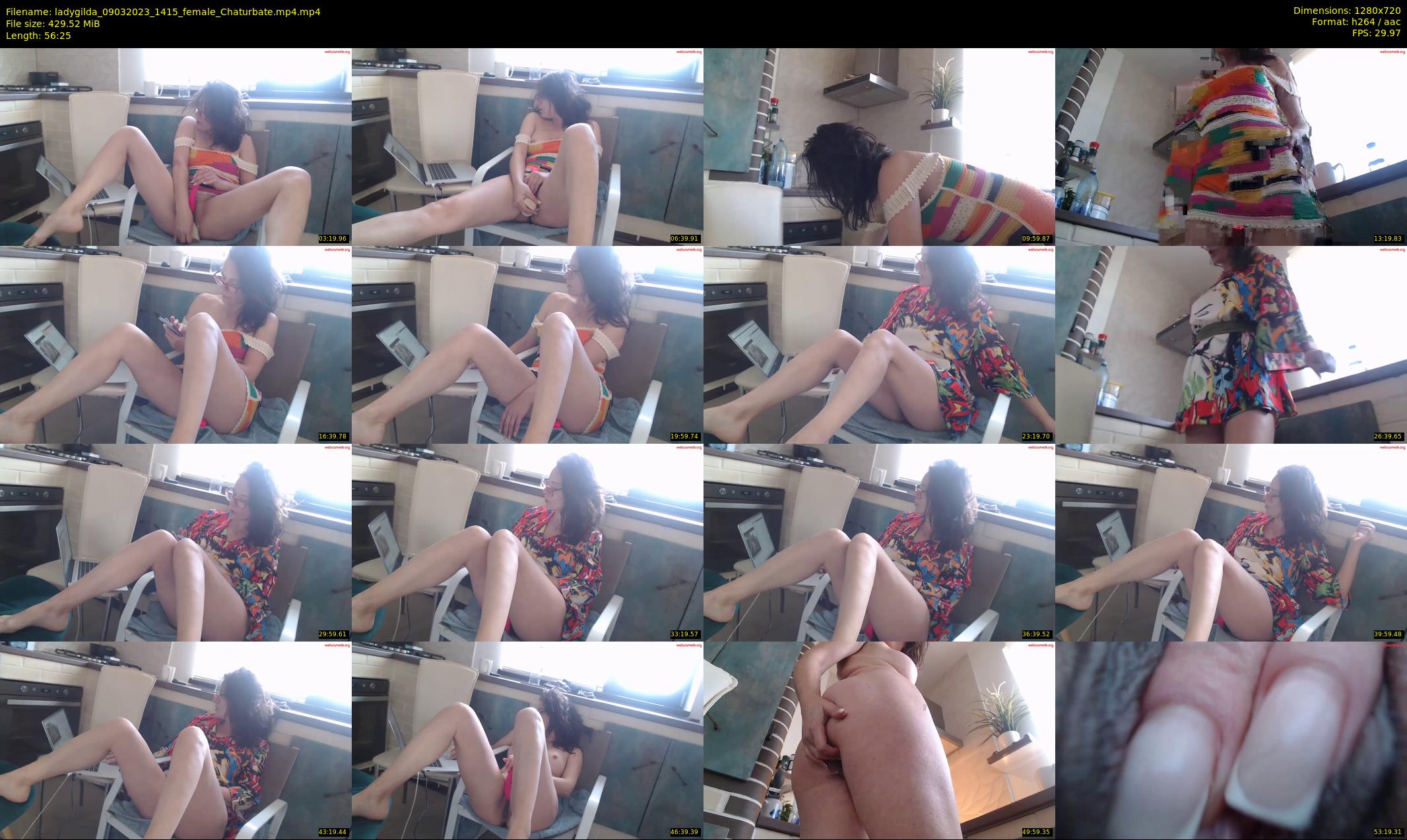 ladygilda — 57 minute Chaturbate female cam show recording, 720p, Mar 9, 2023