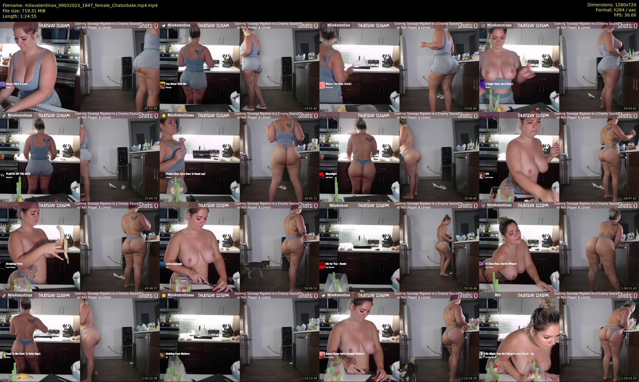 milavalentinax — 85 minute Chaturbate female cam show recording, 720p, Mar 9, 2023