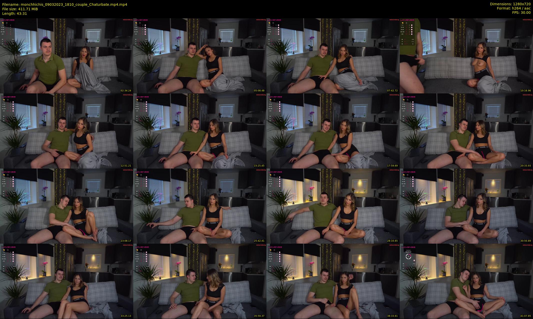 monchhichis — 44 minute Chaturbate couple cam show recording, 720p, Mar 9, 2023