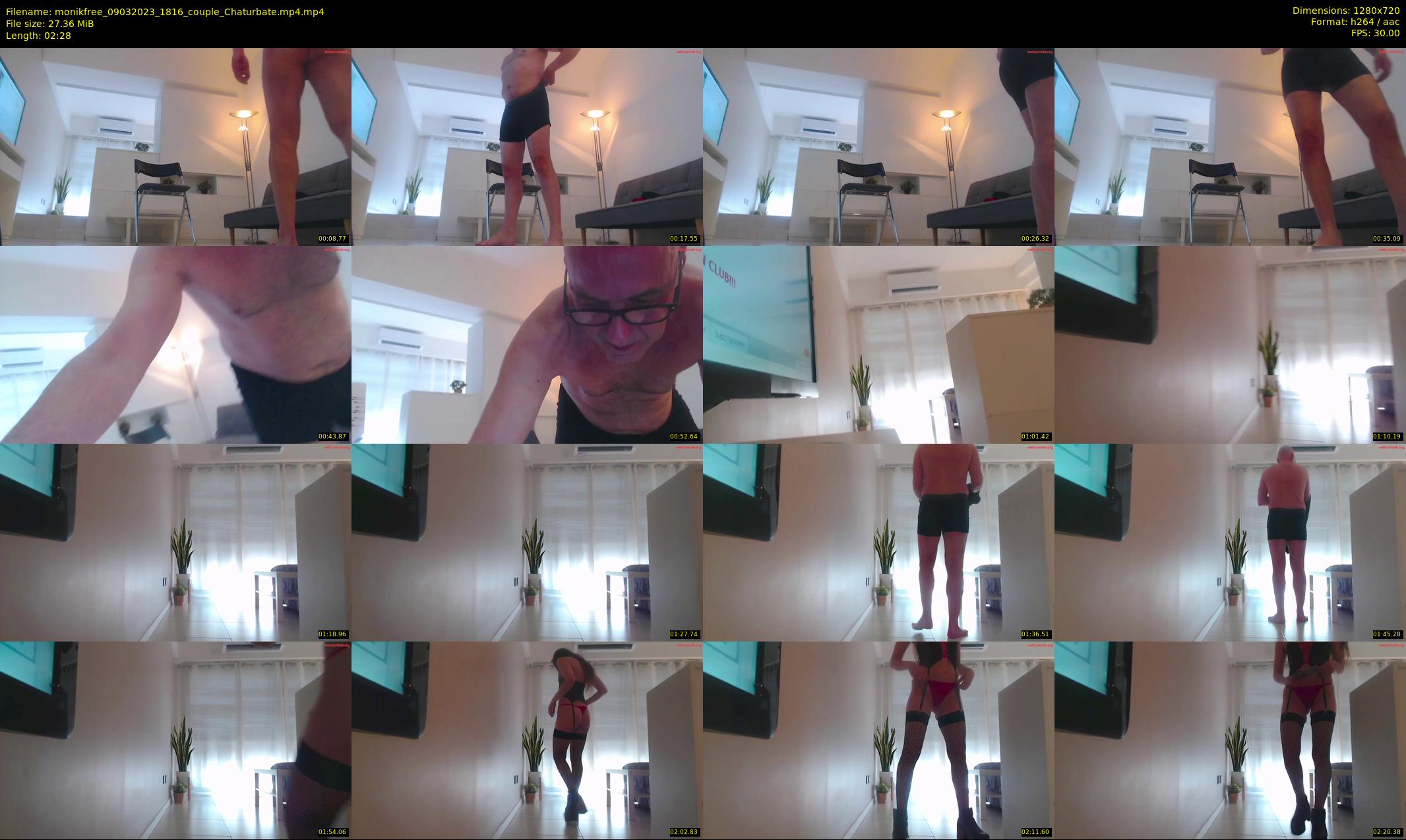 monikfree — 3 minute Chaturbate couple cam show recording, 720p, Mar 9, 2023