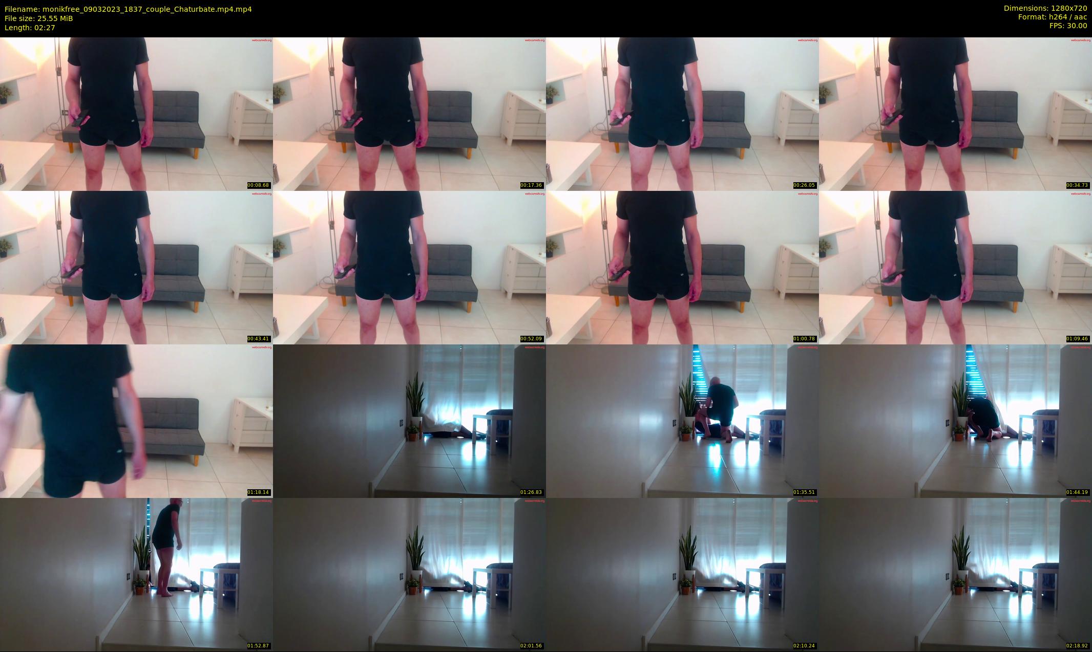monikfree — 3 minute Chaturbate couple cam show recording, 720p, Mar 9, 2023