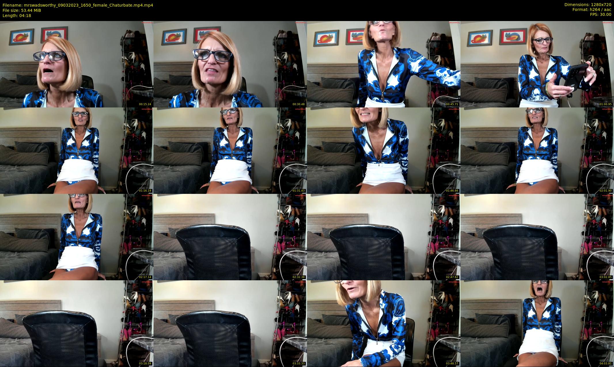 mrswadsworthy — 5 minute Chaturbate female cam show recording, 720p, Mar 9, 2023