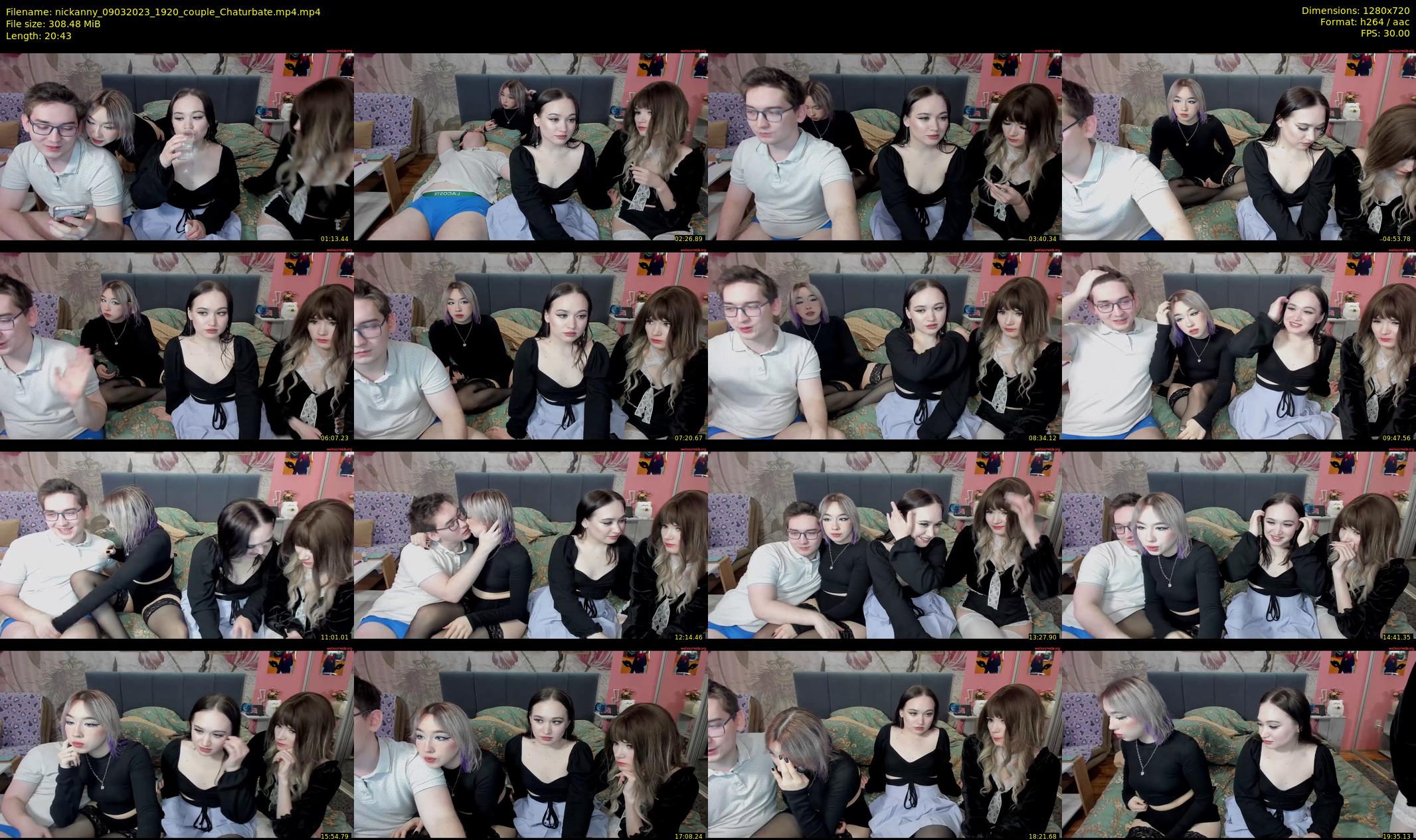 nickanny — 21 minute Chaturbate couple cam show recording, 720p, Mar 9, 2023
