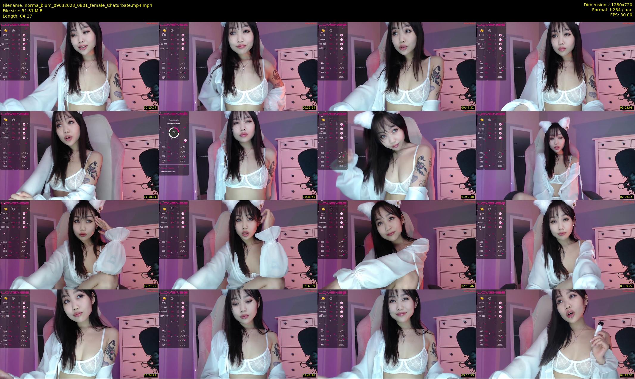 norma_blum — 5 minute Chaturbate female cam show recording, 720p, Mar 9, 2023