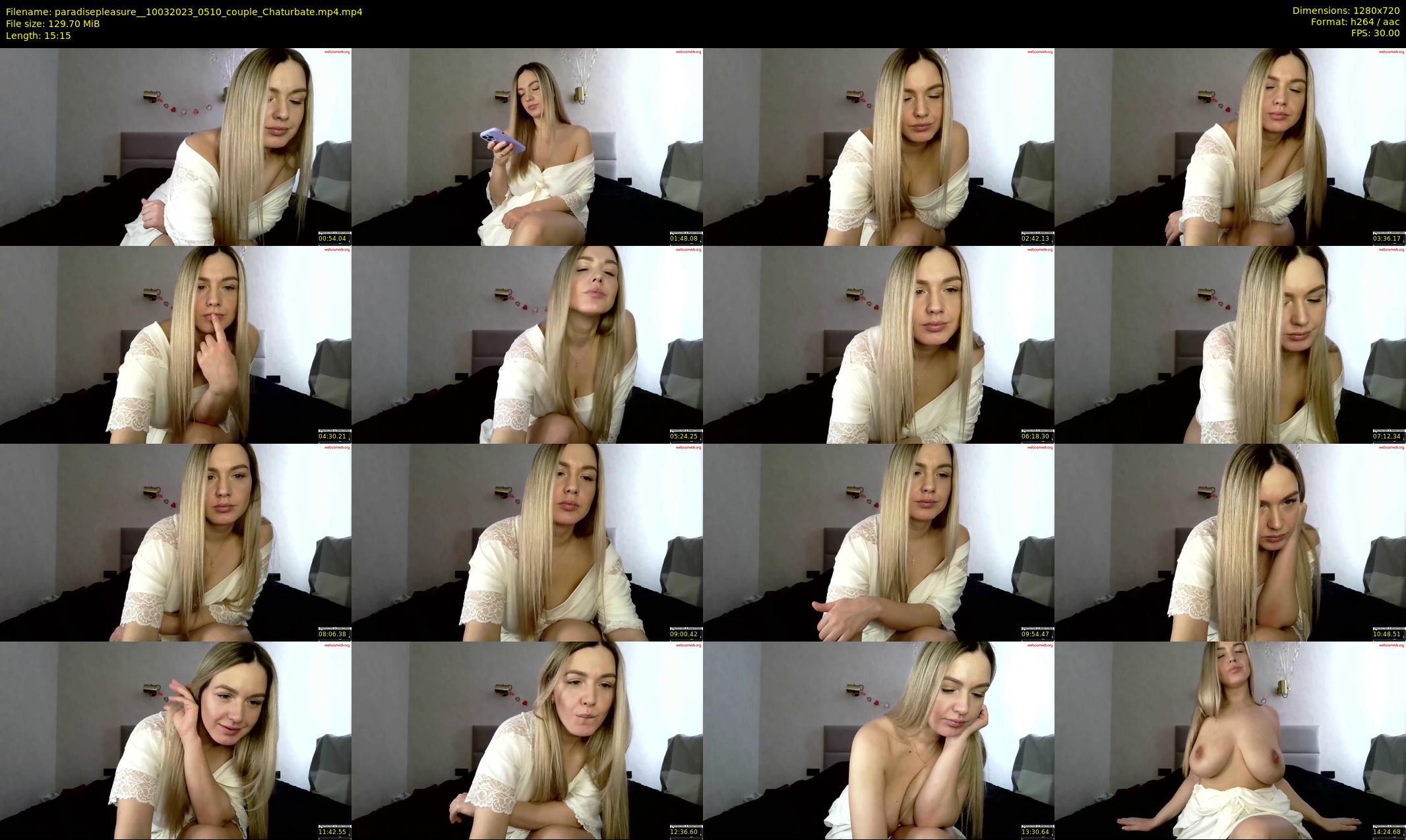paradisepleasure_ — 16 minute Chaturbate couple cam show recording, 720p, Mar 10, 2023