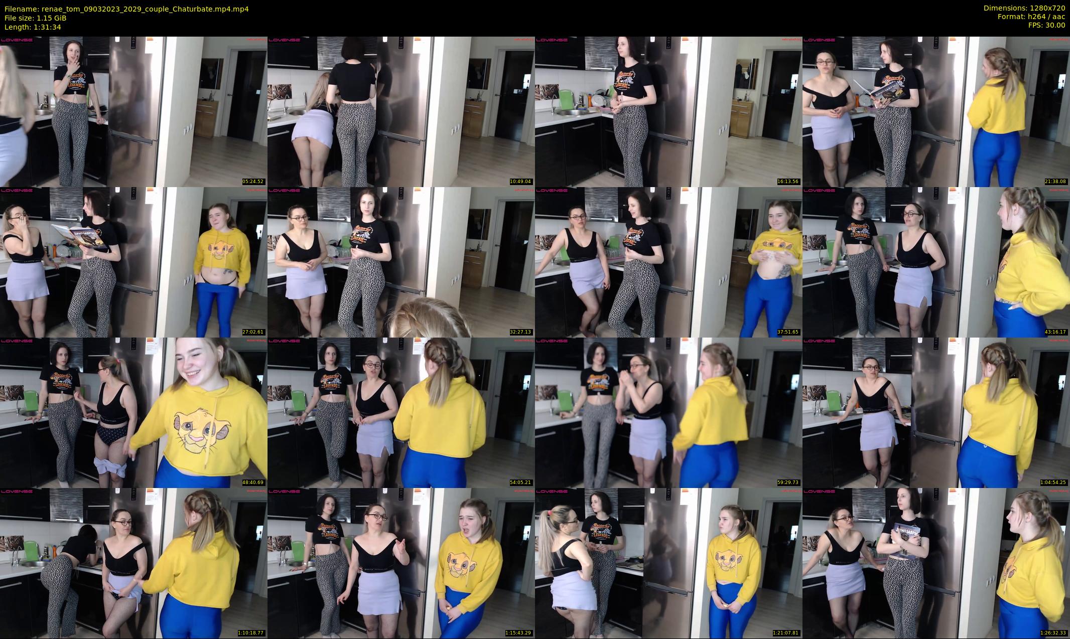 renae_tom — 92 minute Chaturbate couple cam show recording, 720p, Mar 9, 2023