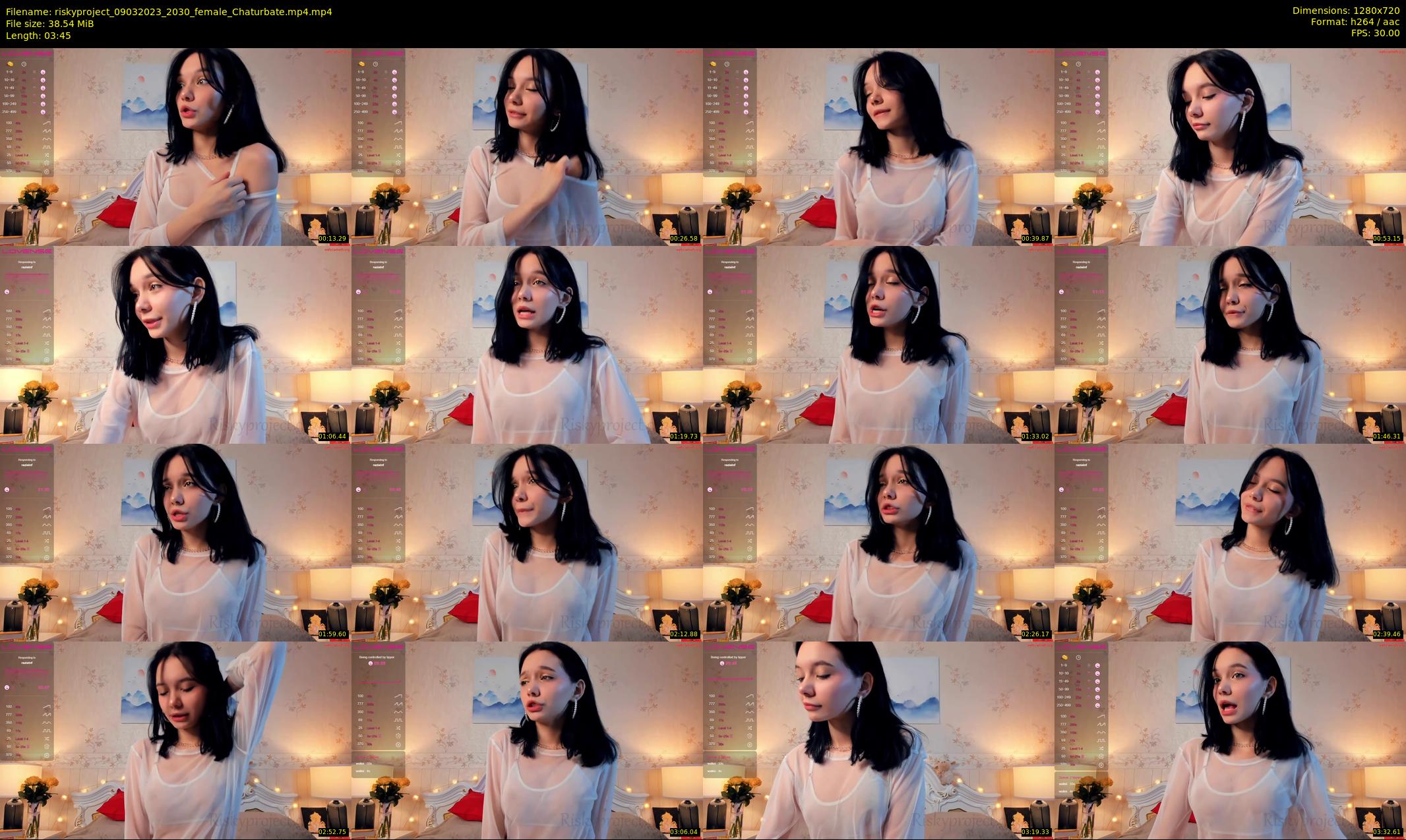 riskyproject — 4 minute Chaturbate couple cam show recording, 720p, Mar 9, 2023