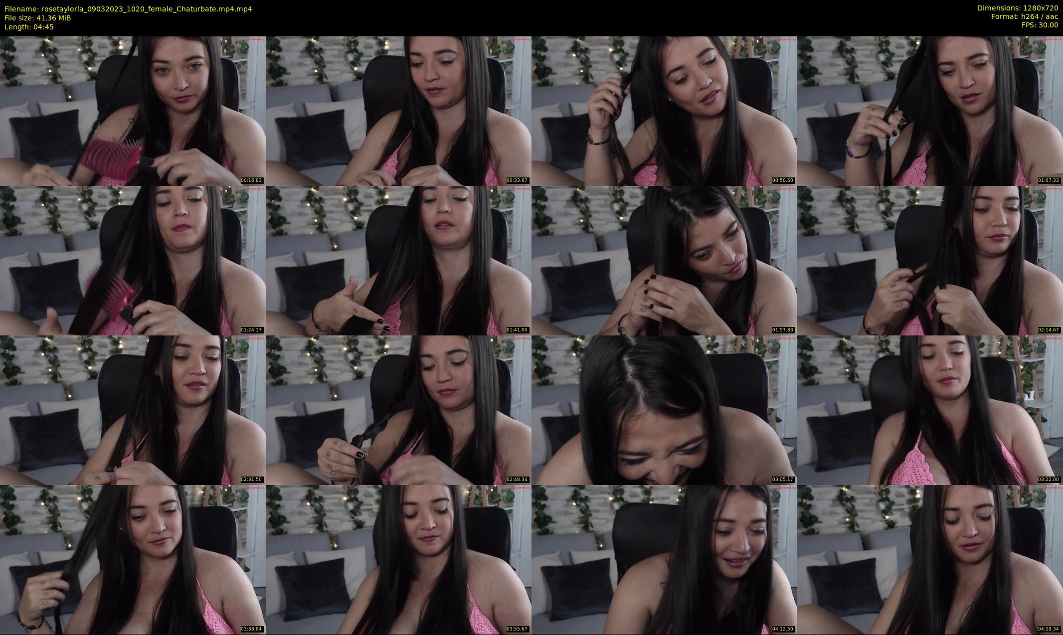 rosetaylorla — 5 minute Chaturbate female cam show recording, 720p, Mar 9, 2023