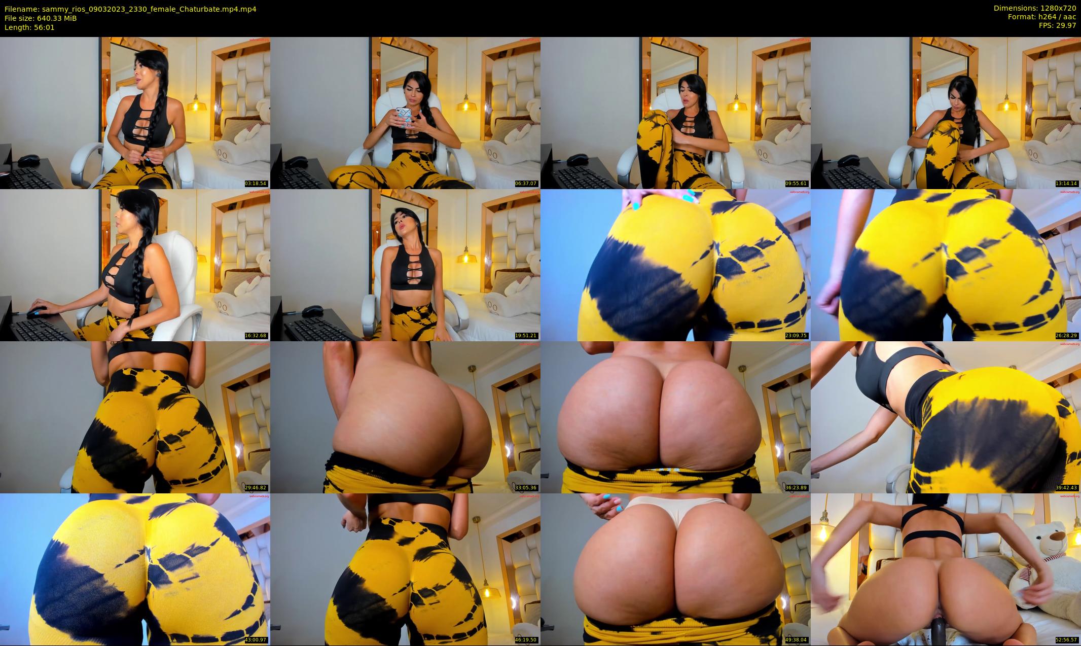 sammy_rios — 57 minute Chaturbate female cam show recording, 720p, Mar 9, 2023