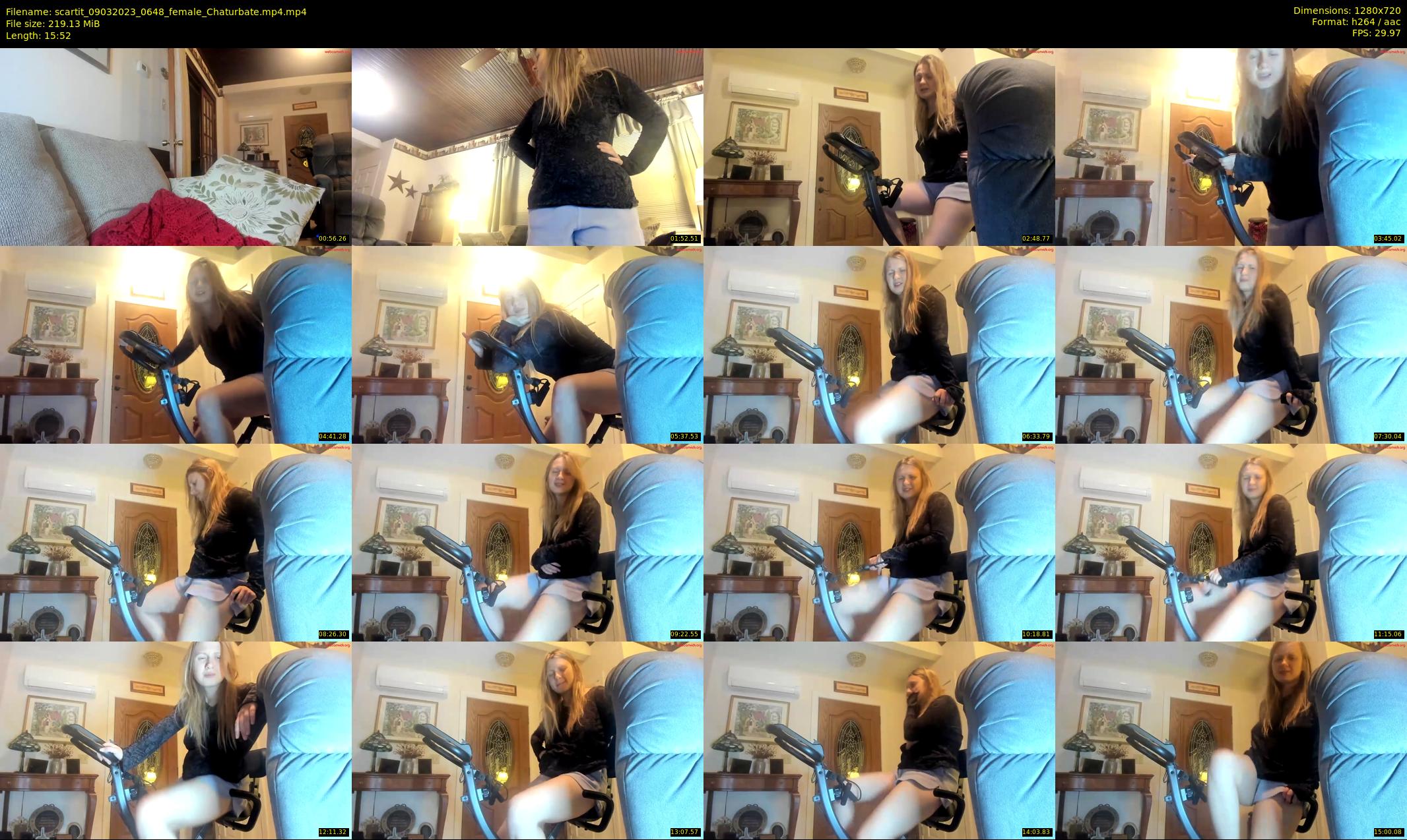 scartit — 16 minute Chaturbate female cam show recording, 720p, Mar 9, 2023
