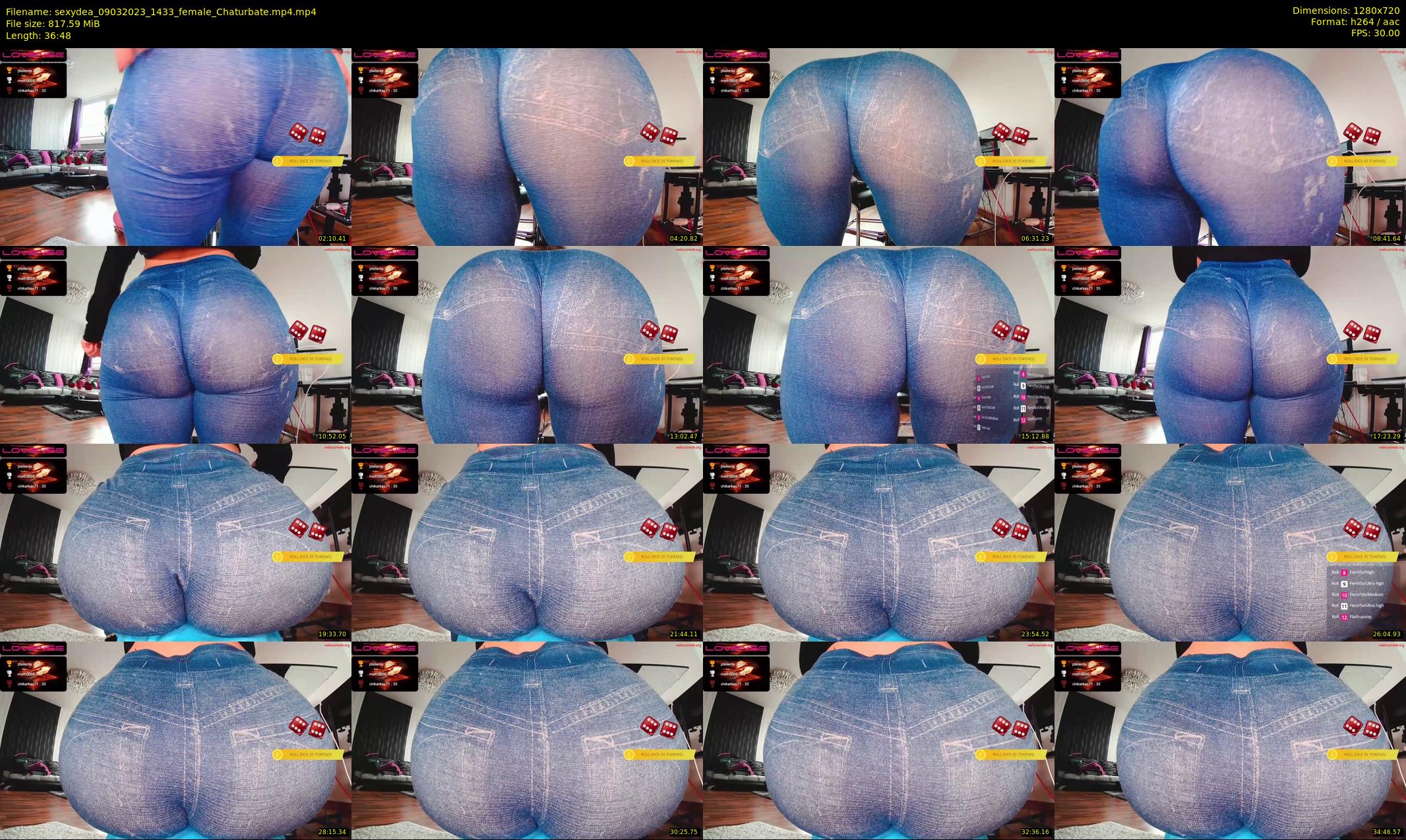 sexydea — 37 minute Chaturbate female cam show recording, 720p, Mar 9, 2023