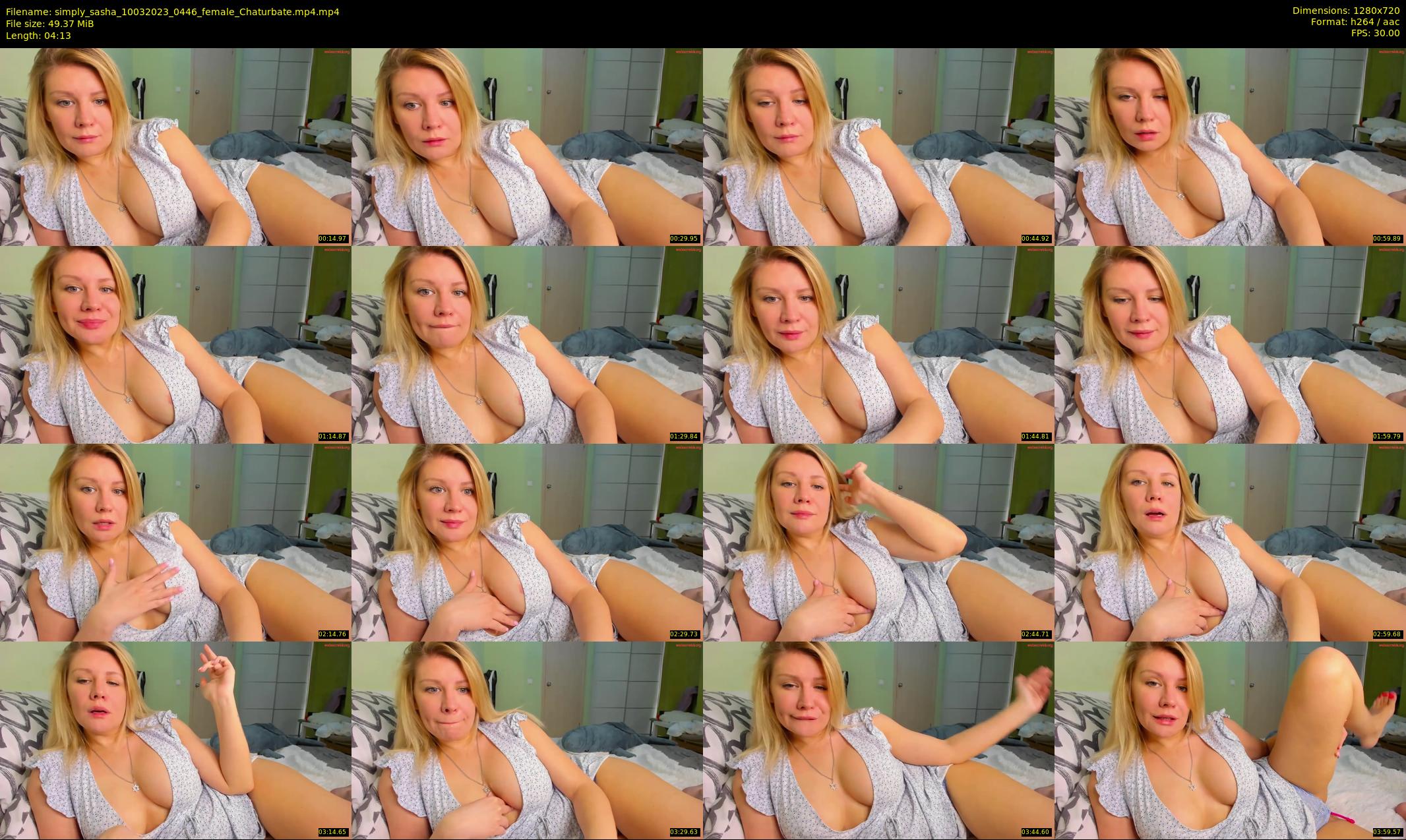simply_sasha — 5 minute Chaturbate female cam show recording, 720p, Mar 10, 2023