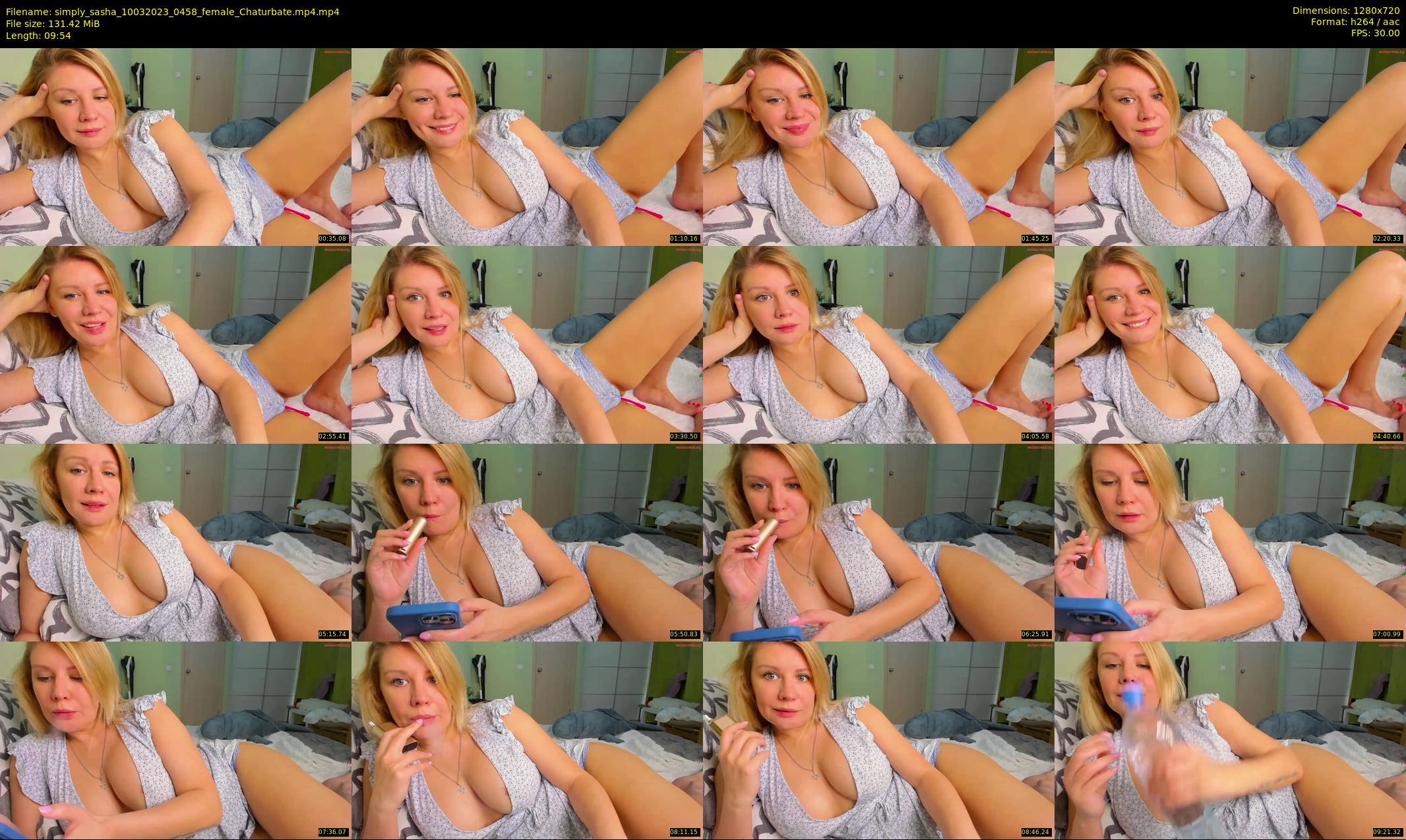 simply_sasha — 10 minute Chaturbate female cam show recording, 720p, Mar 10, 2023