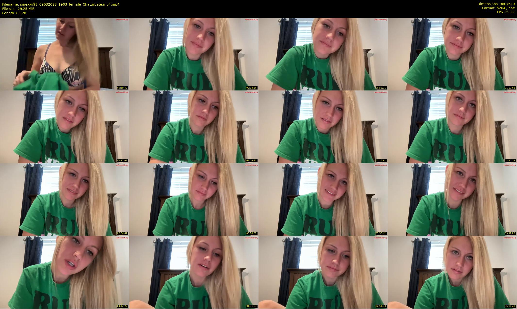 smexxii93 — 6 minute Chaturbate female cam show recording, 480p, Mar 9, 2023