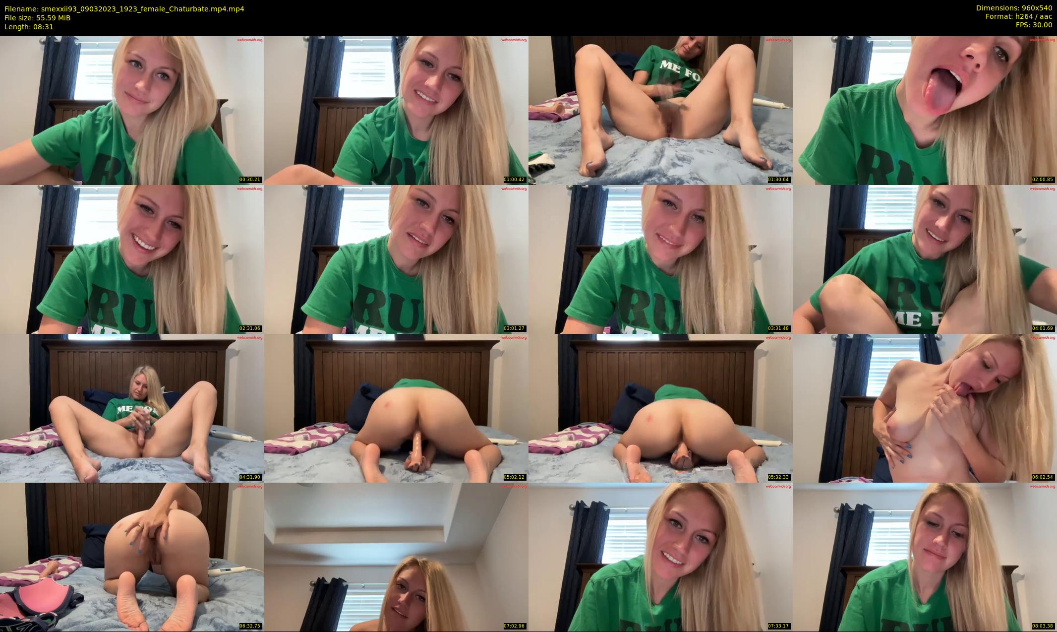 smexxii93 — 9 minute Chaturbate female cam show recording, 480p, Mar 9, 2023