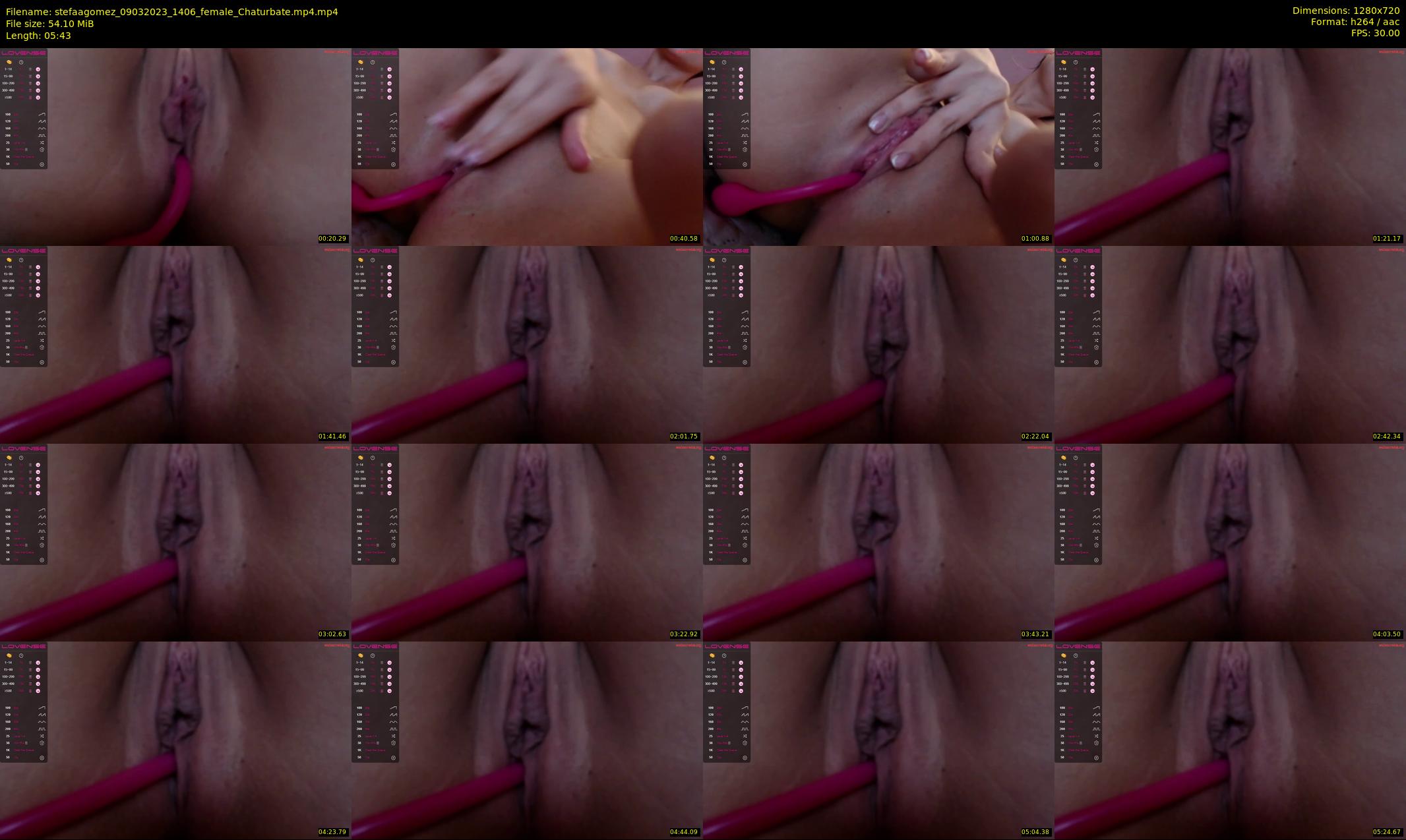 stefaagomez — 6 minute Chaturbate female cam show recording, 720p, Mar 9, 2023