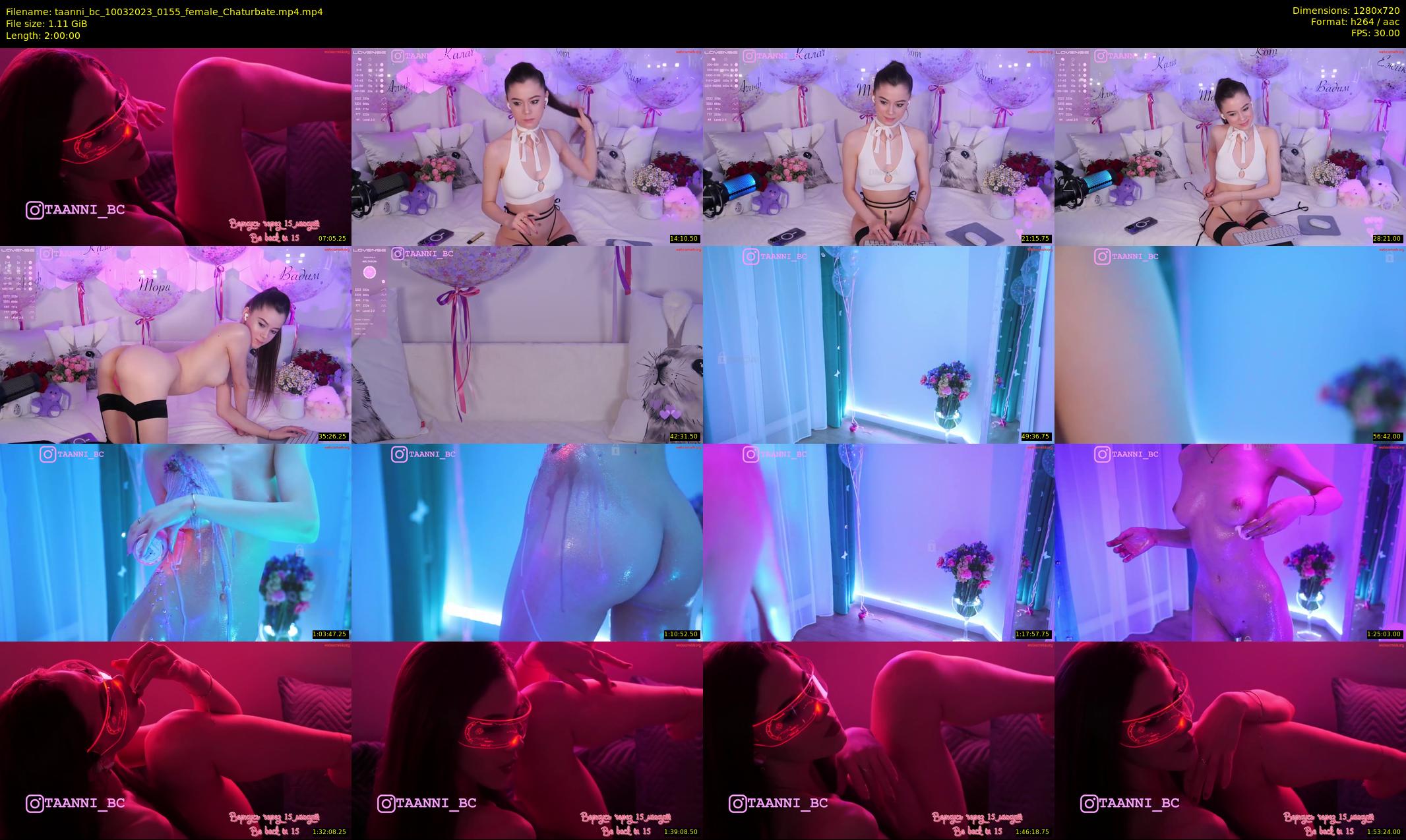 taanni_bc — 120 minute Chaturbate female cam show recording, 720p, Mar 10, 2023