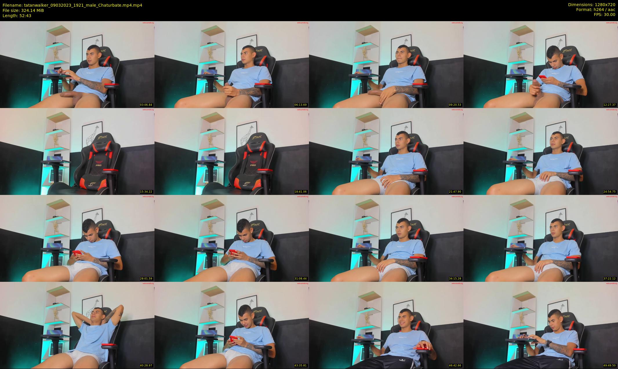 tatanwalker — 53 minute Chaturbate male cam show recording, 720p, Mar 9, 2023
