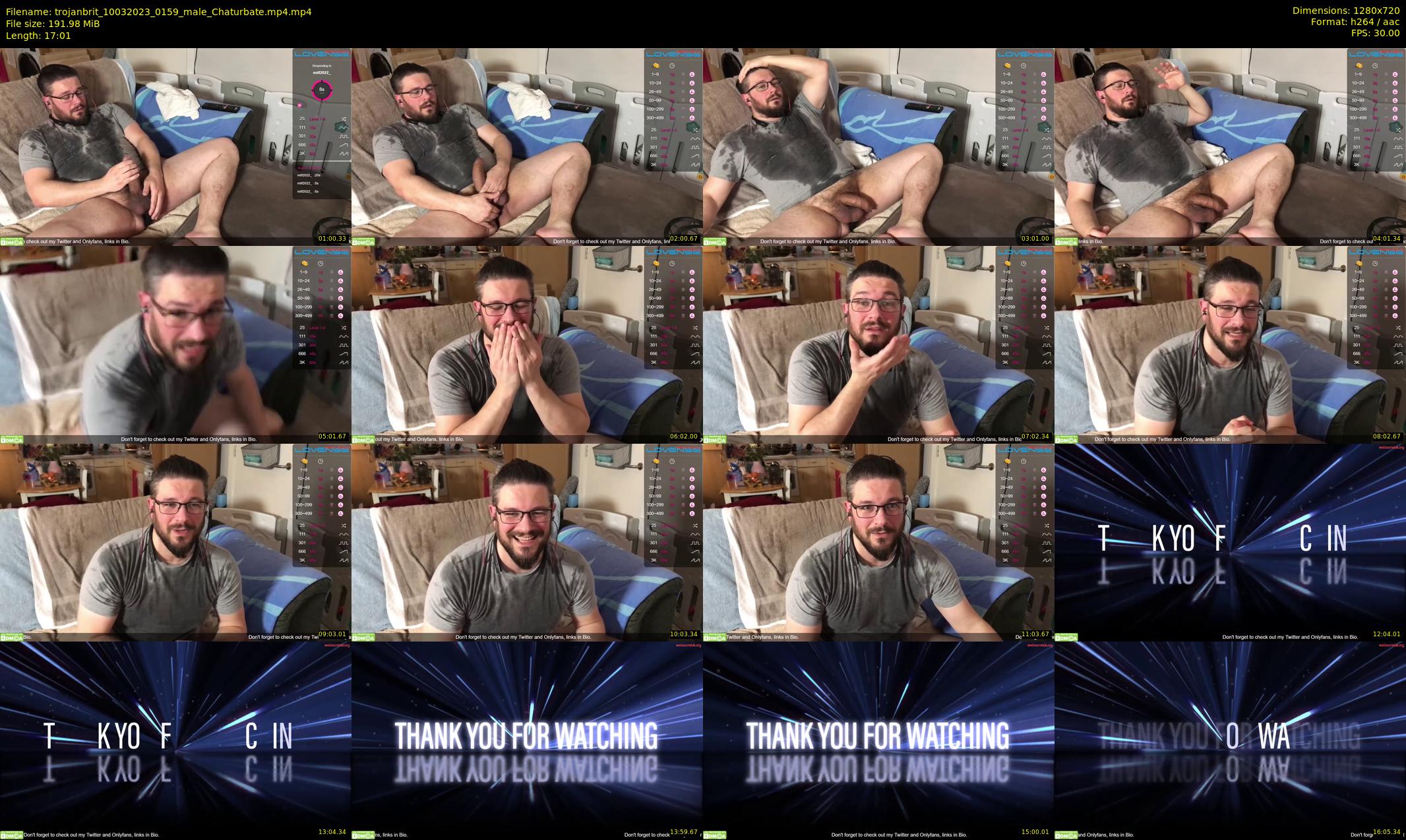 trojanbrit — 18 minute Chaturbate male cam show recording, 720p, Mar 10, 2023