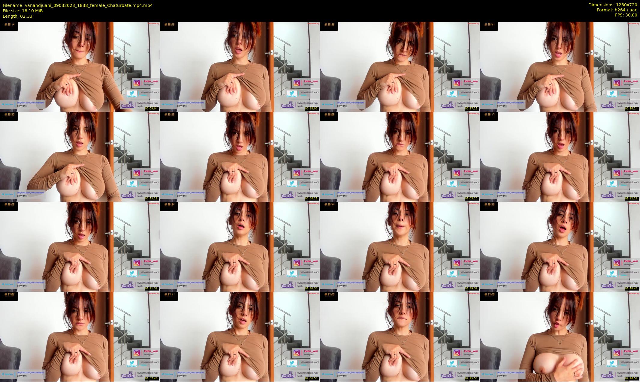 vanandjuani — 3 minute Chaturbate female cam show recording, 720p, Mar 9, 2023