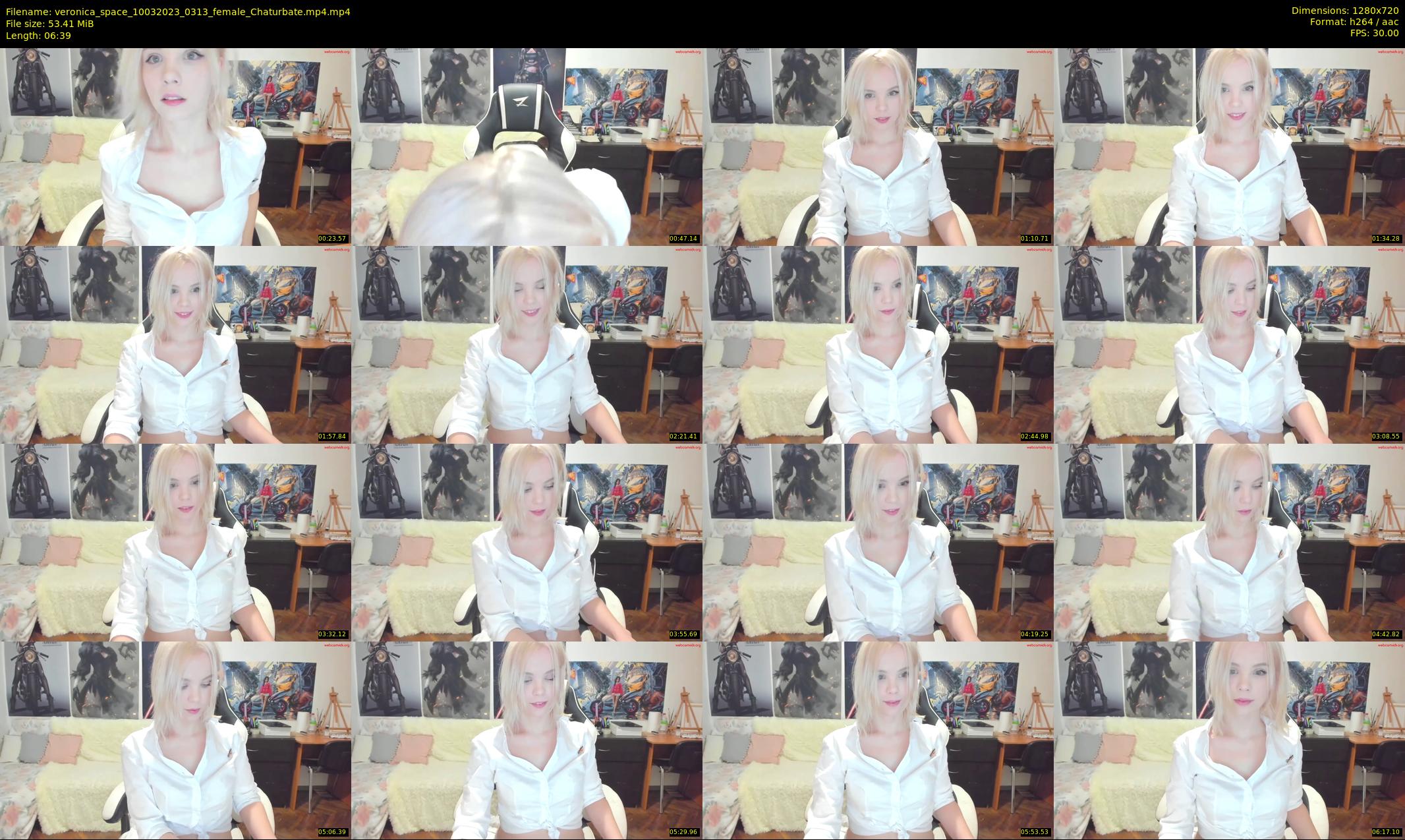 veronica_space — 7 minute Chaturbate female cam show recording, 720p, Mar 10, 2023