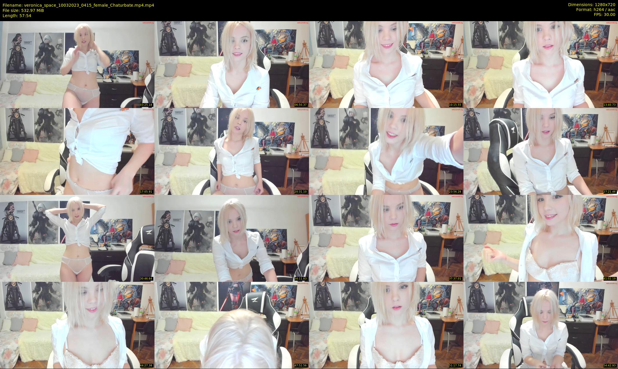 veronica_space — 58 minute Chaturbate female cam show recording, 720p, Mar 10, 2023