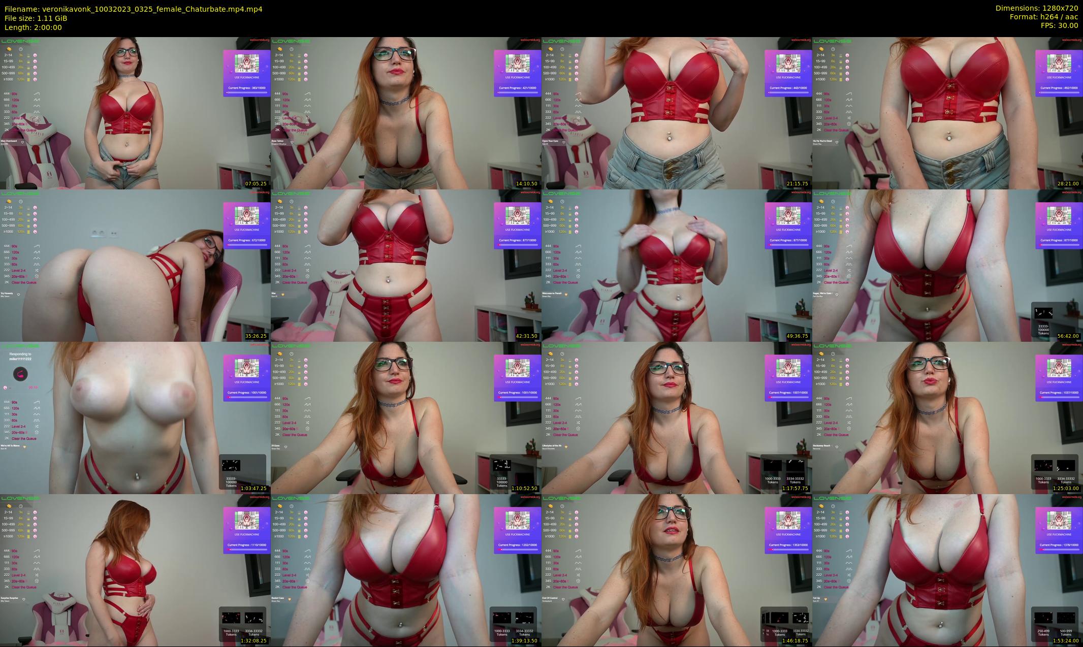 veronikavonk — 120 minute Chaturbate female cam show recording, 720p, Mar 10, 2023