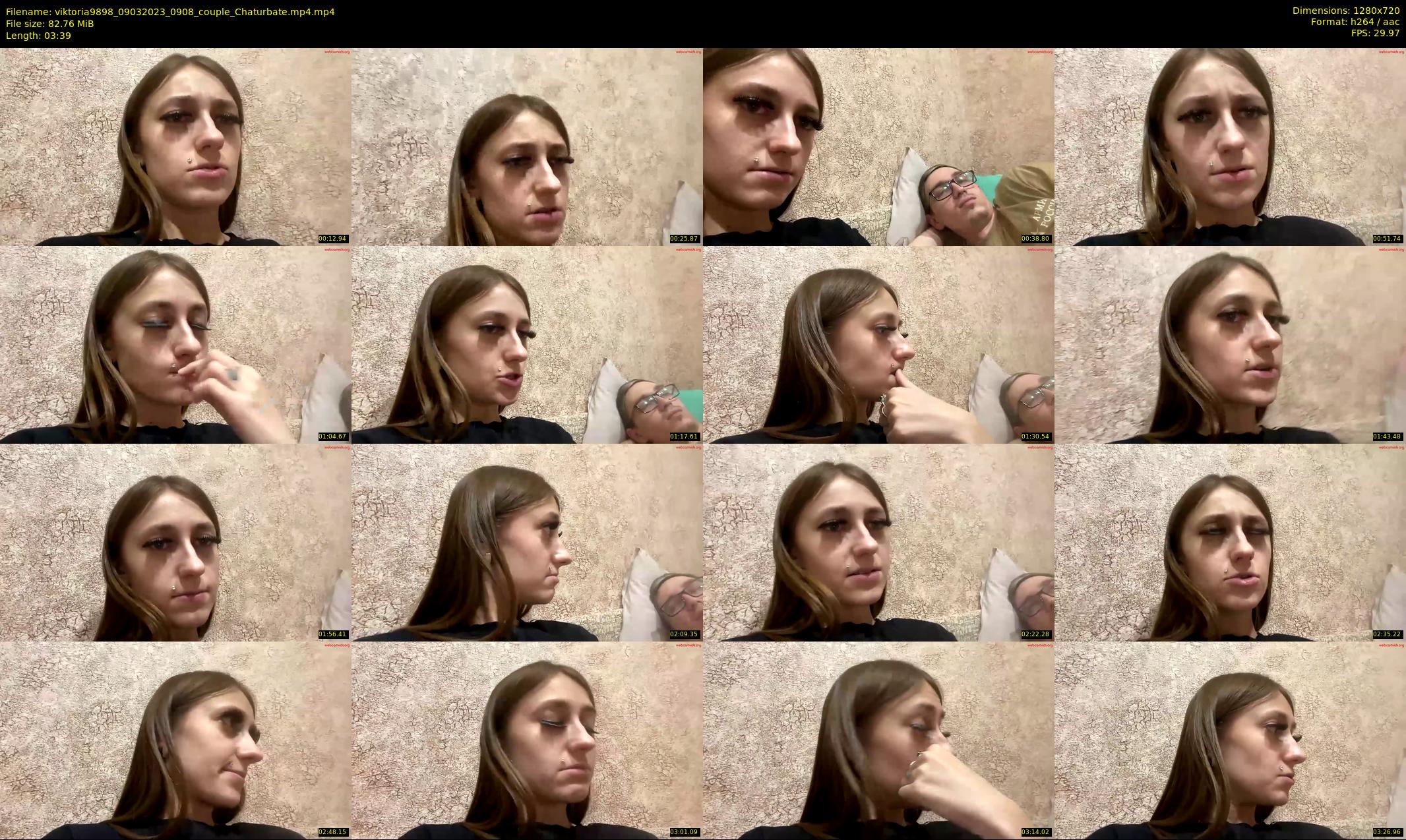 viktoria9898 — 4 minute Chaturbate couple cam show recording, 720p, Mar 9, 2023