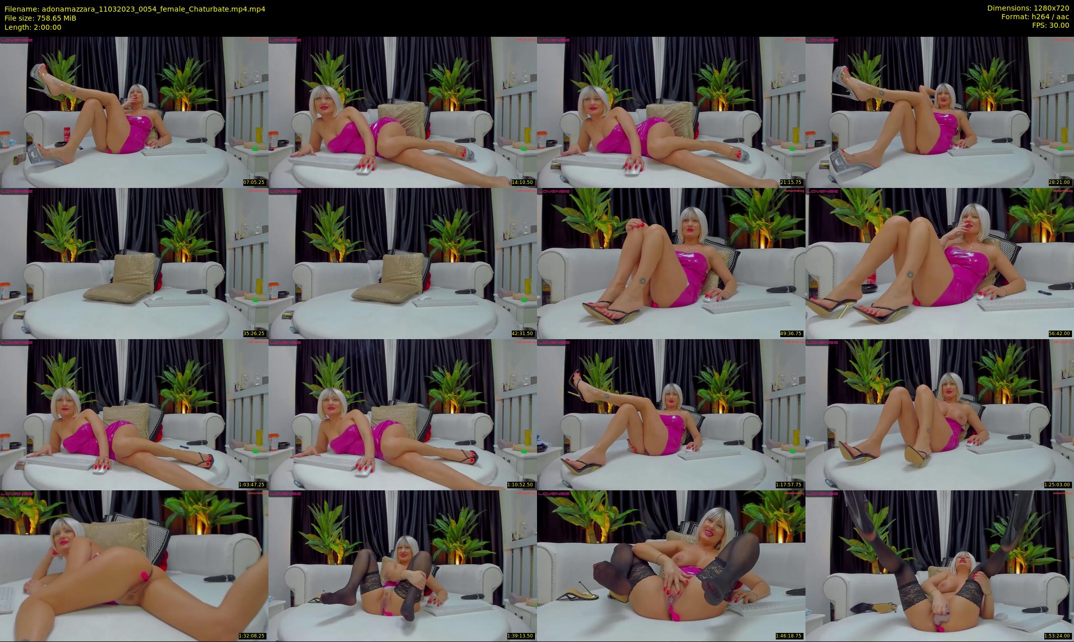 adonamazzara — 120 minute Chaturbate female cam show recording, 720p, Mar 11, 2023