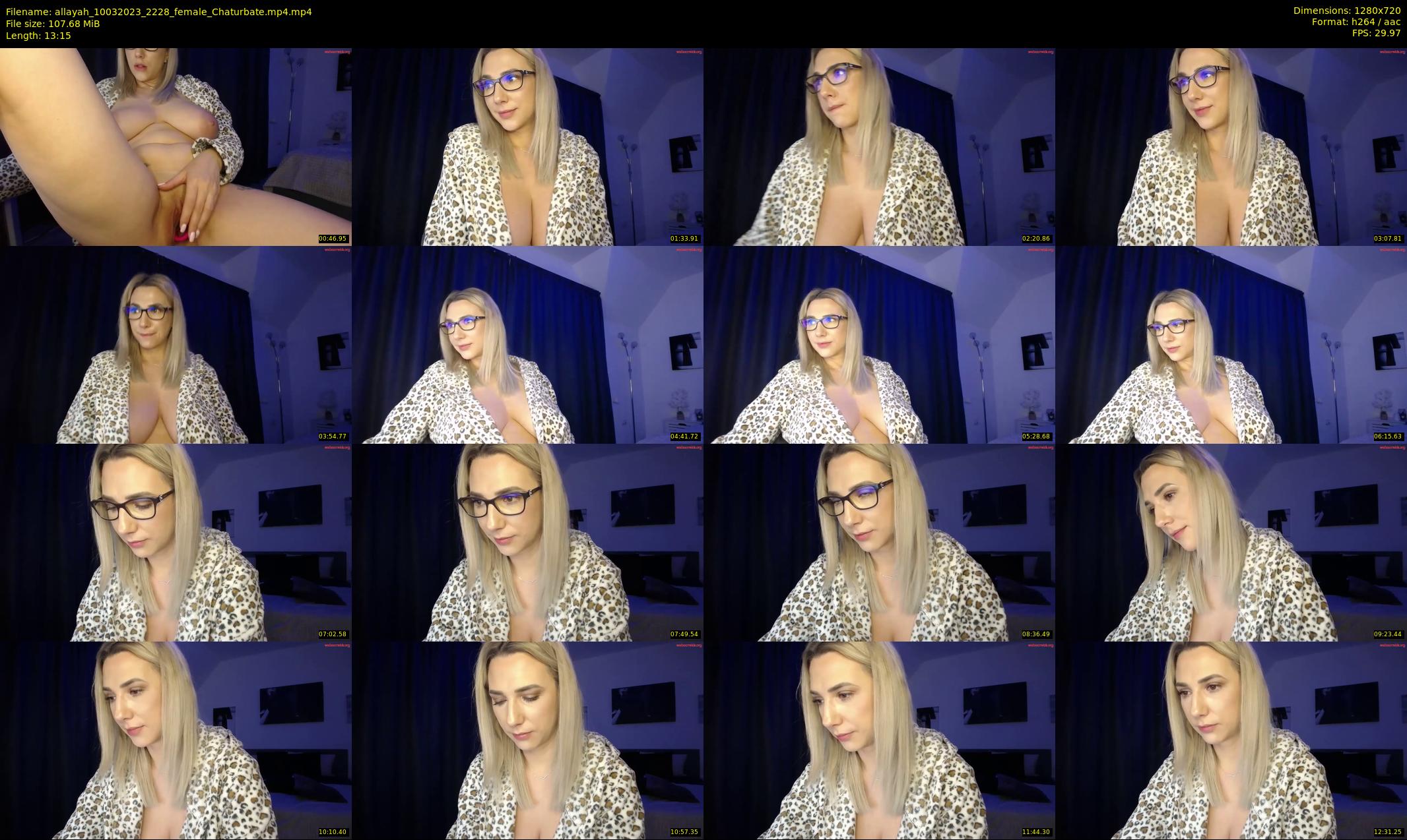 allayah — 14 minute Chaturbate female cam show recording, 720p, Mar 10, 2023