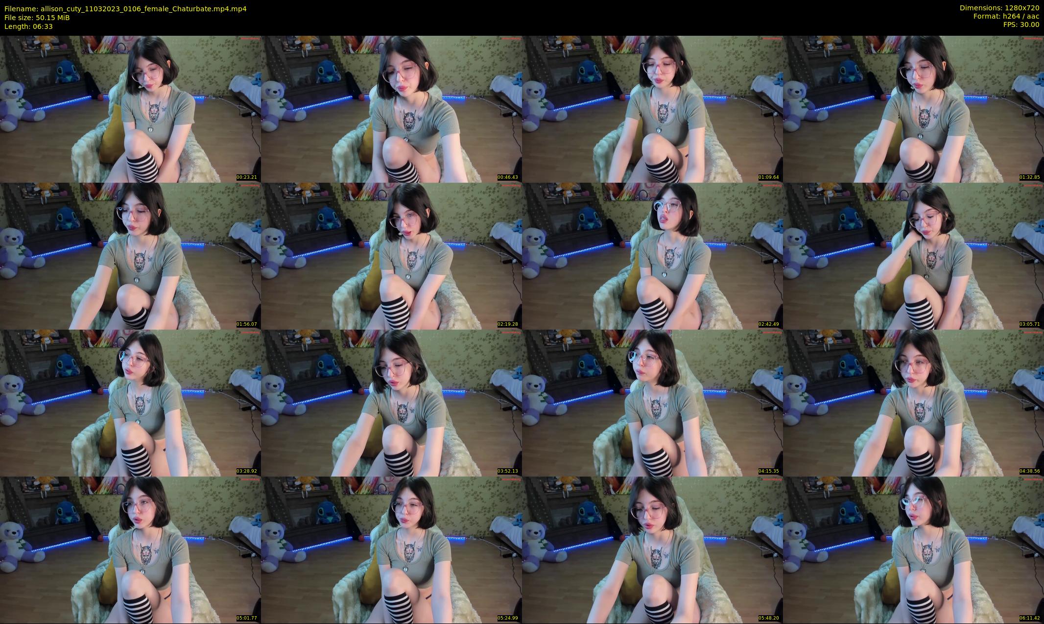 allison_cuty — 7 minute Chaturbate female cam show recording, 720p, Mar 11, 2023