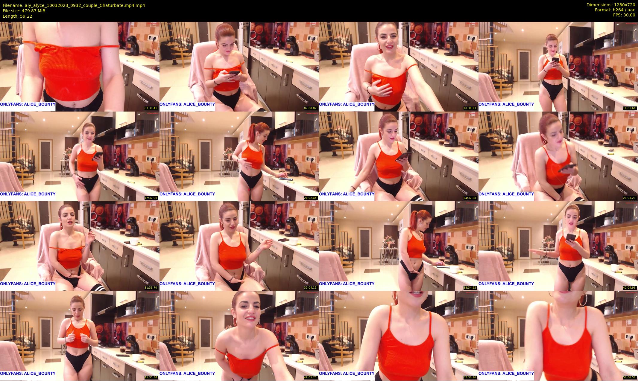 aly_alyce — 60 minute Chaturbate female cam show recording, 720p, Mar 10, 2023