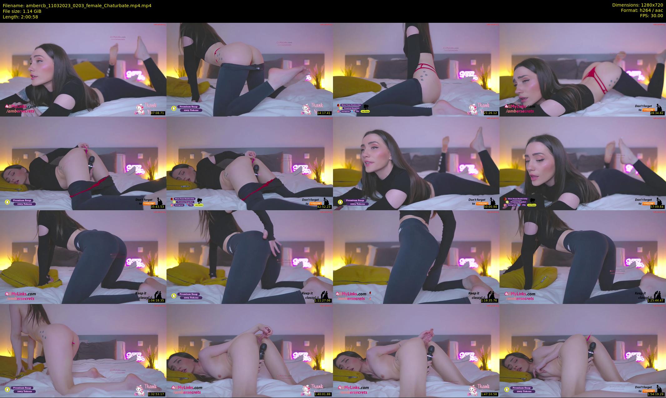 ambercb — 121 minute Chaturbate female cam show recording, 720p, Mar 11, 2023