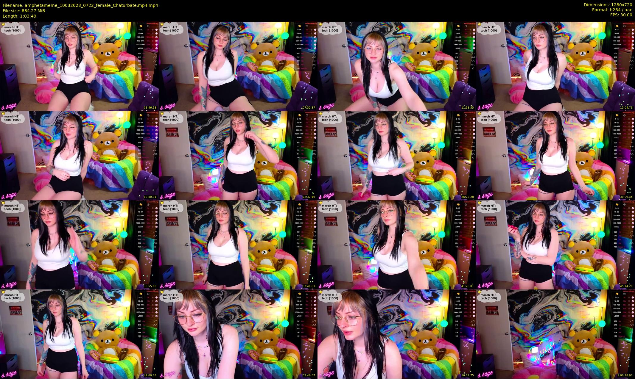 amphetameme — 64 minute Chaturbate female cam show recording, 720p, Mar 10, 2023