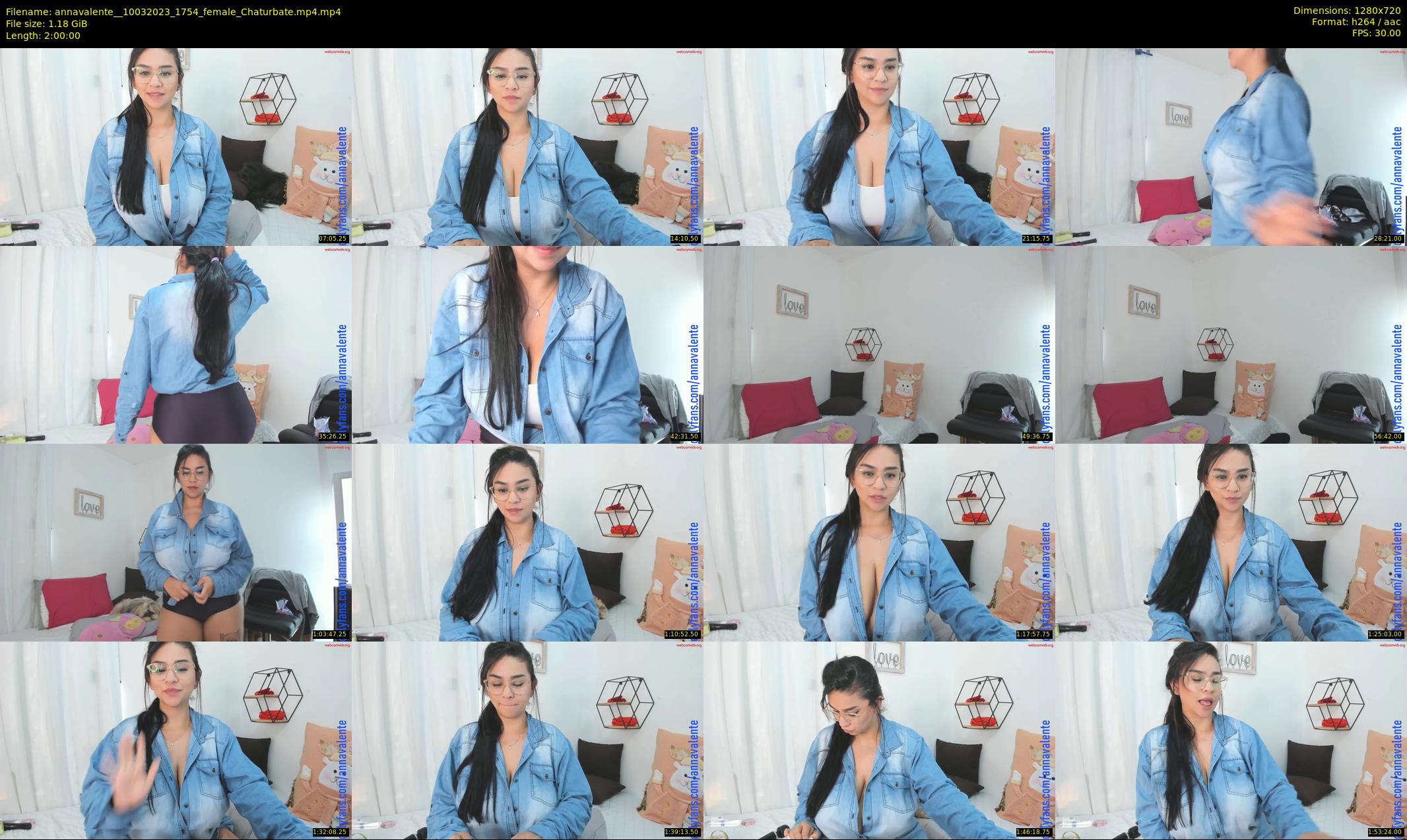 annavalente_ — 120 minute Chaturbate female cam show recording, 720p, Mar 10, 2023