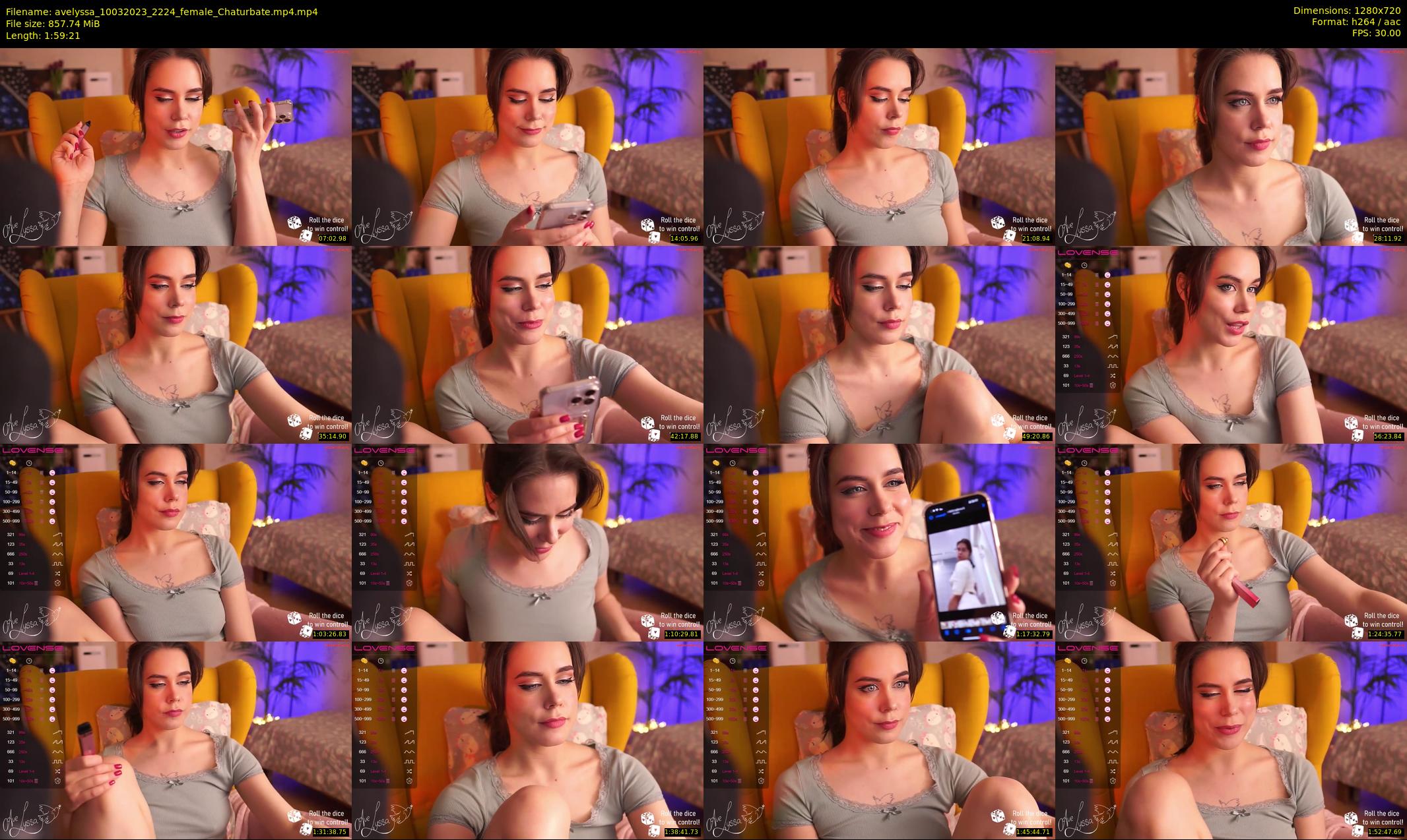 avelyssa — 120 minute Chaturbate female cam show recording, 720p, Mar 10, 2023