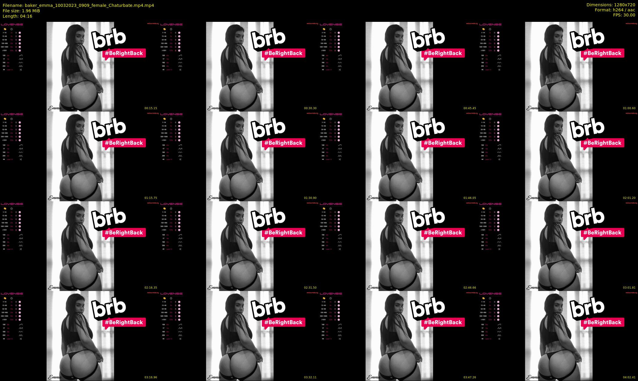 baker_emma — 5 minute Chaturbate female cam show recording, 720p, Mar 10, 2023