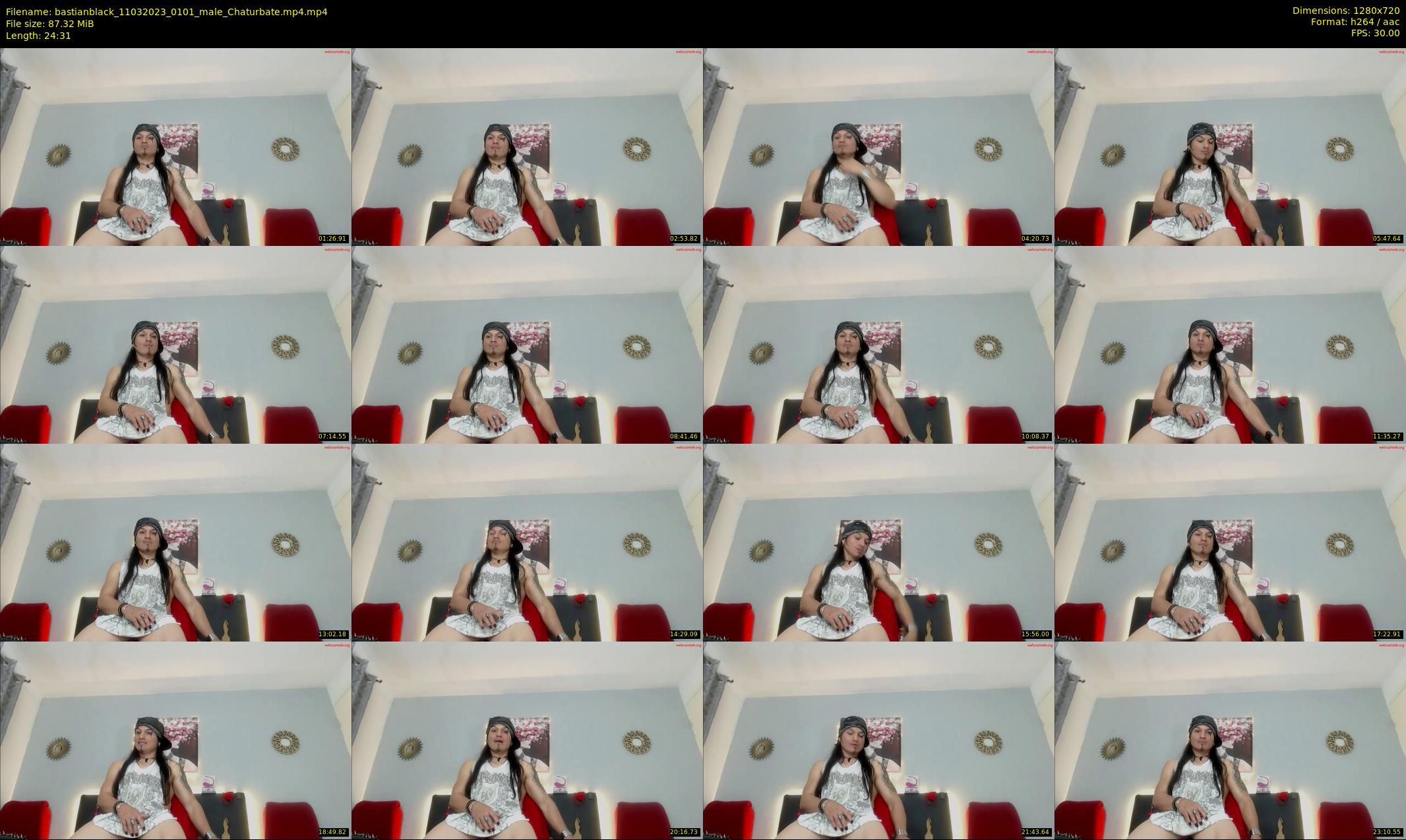 bastianblack — 25 minute Chaturbate male cam show recording, 720p, Mar 11, 2023