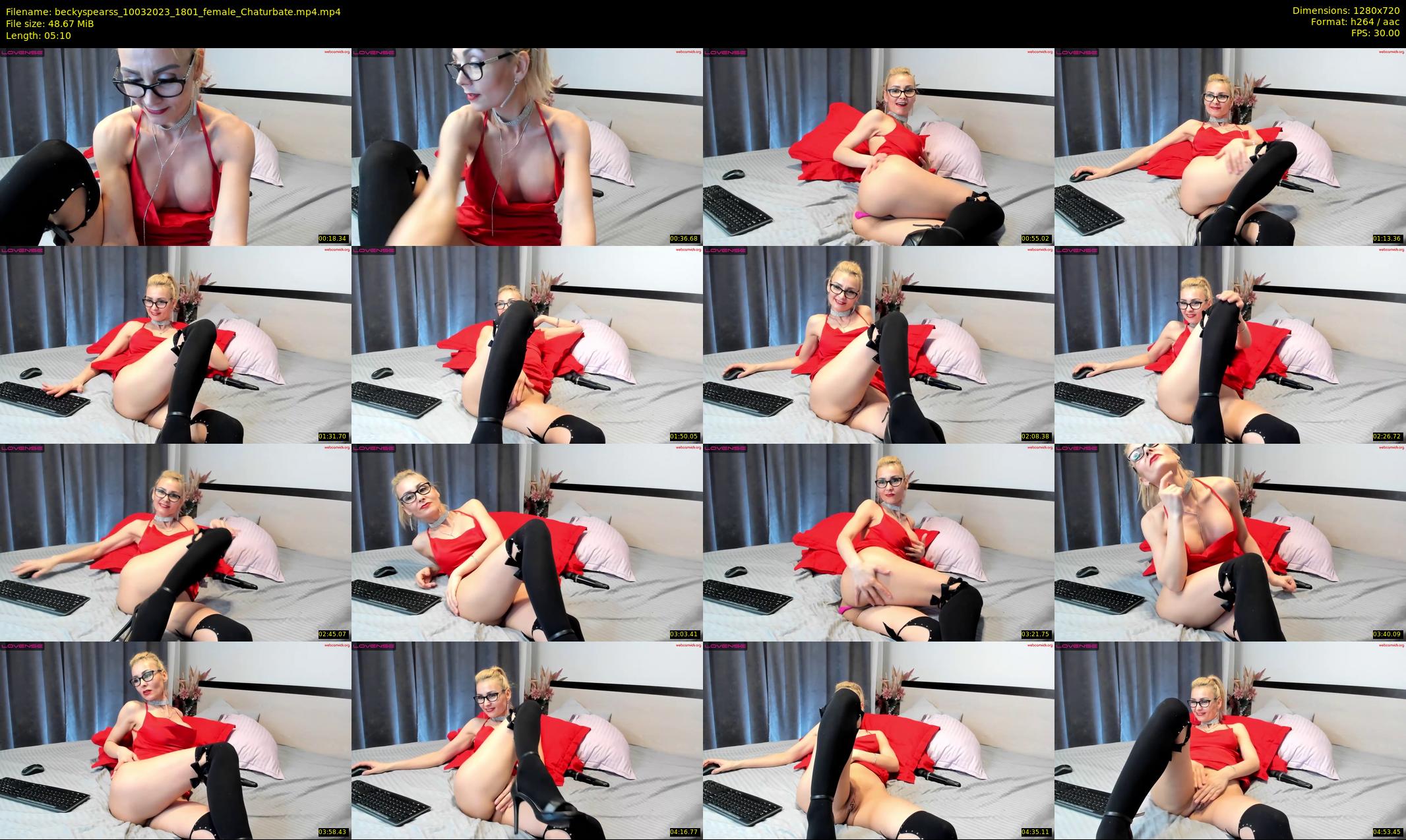 beckyspearss — 6 minute Chaturbate female cam show recording, 720p, Mar 10, 2023