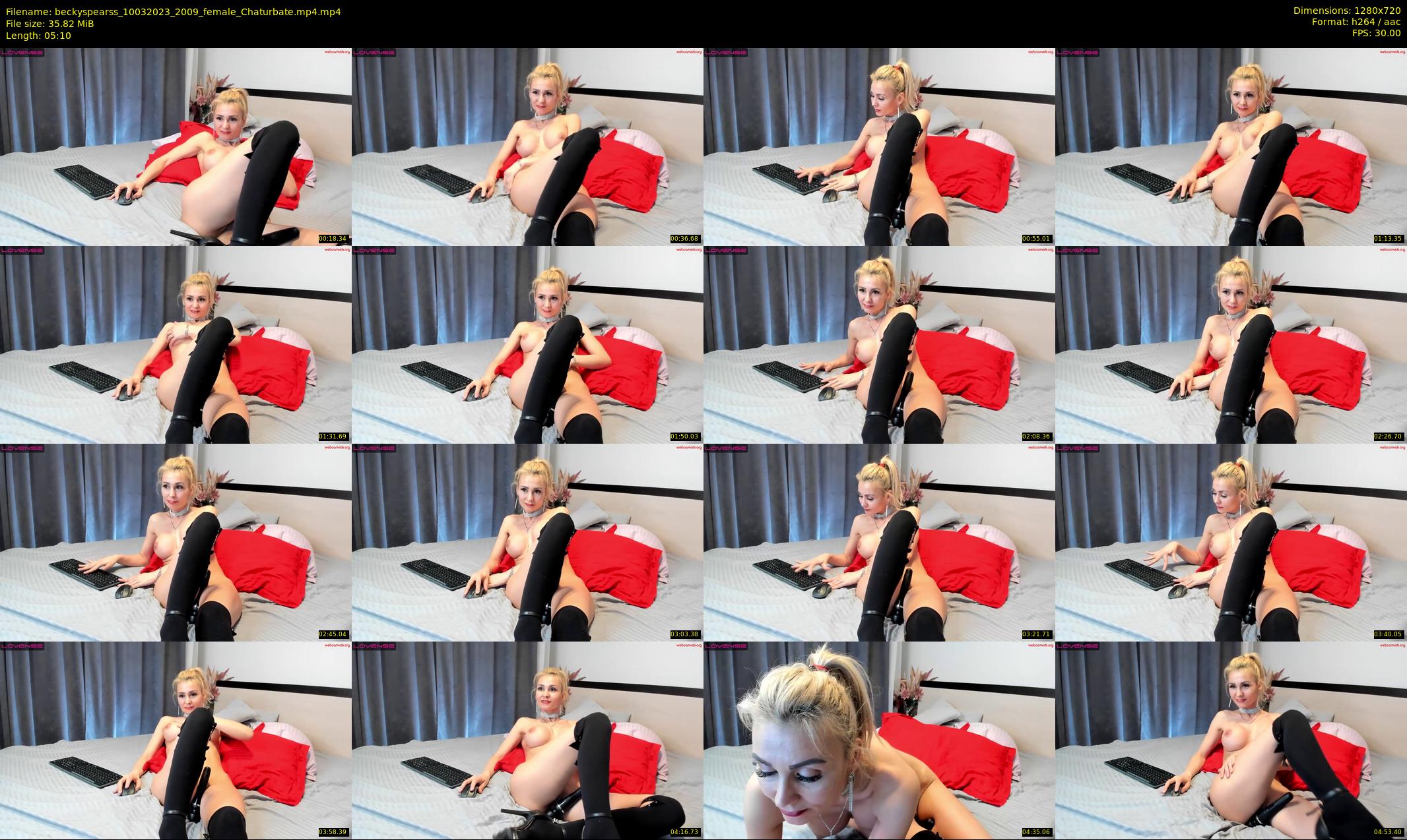 beckyspearss — 6 minute Chaturbate female cam show recording, 720p, Mar 10, 2023
